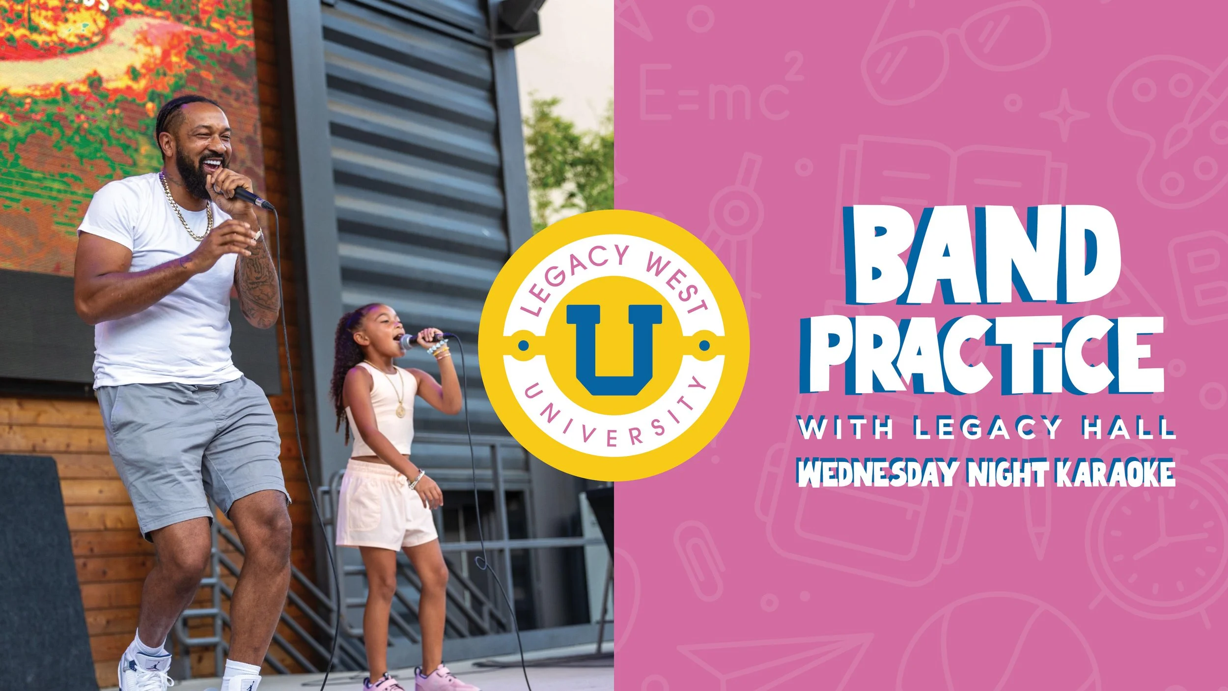 Legacy West University - Band Practice with Wednesday Night Karaoke at Legacy Hall