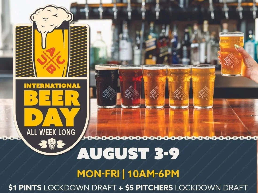 Legacy Hall - International Beer Day: Week Long Celebration