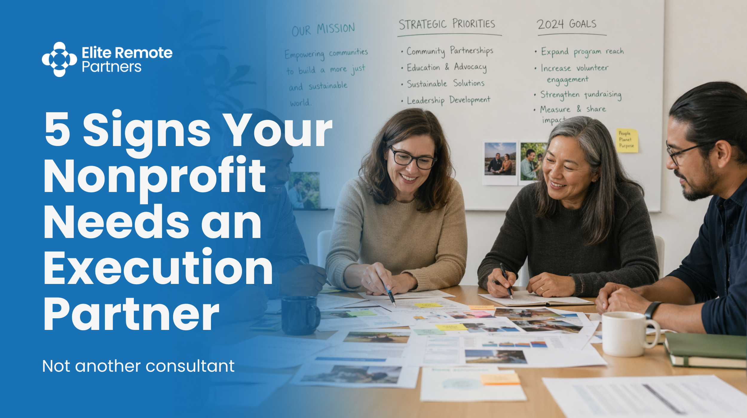 5 Signs Your Nonprofit Needs an Execution Partner, Not Another Consultant