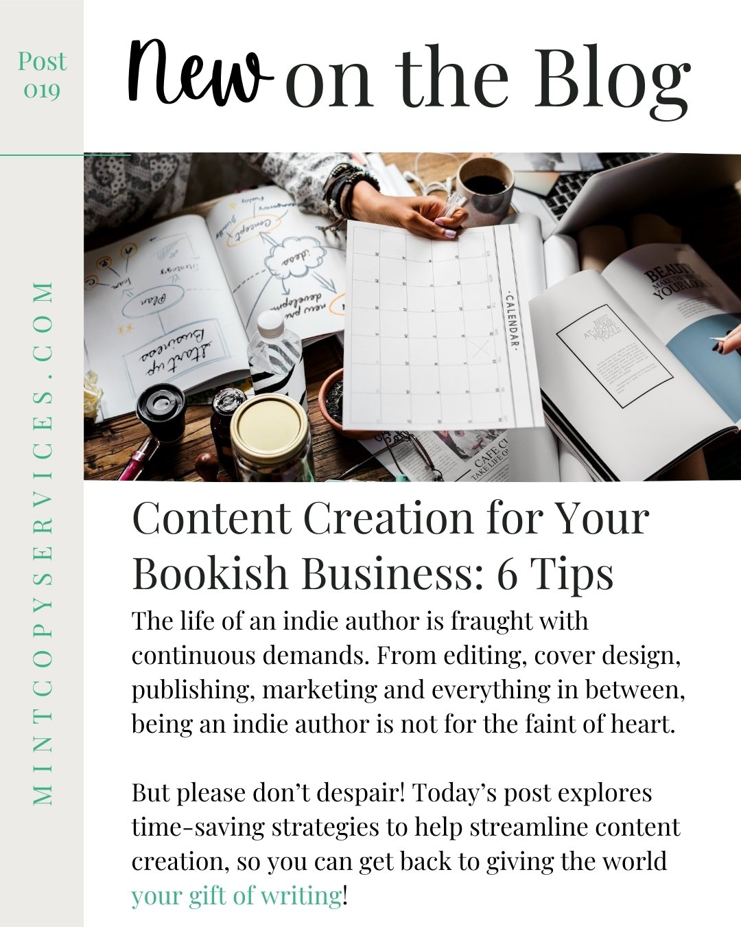 It often feels like that it isn't enough that you write the books, but now you have to market them to?!?

Creating and posting consistent content is key to getting your books into the hands of readers.

However, you don&rsquo;t need to reinvent the w
