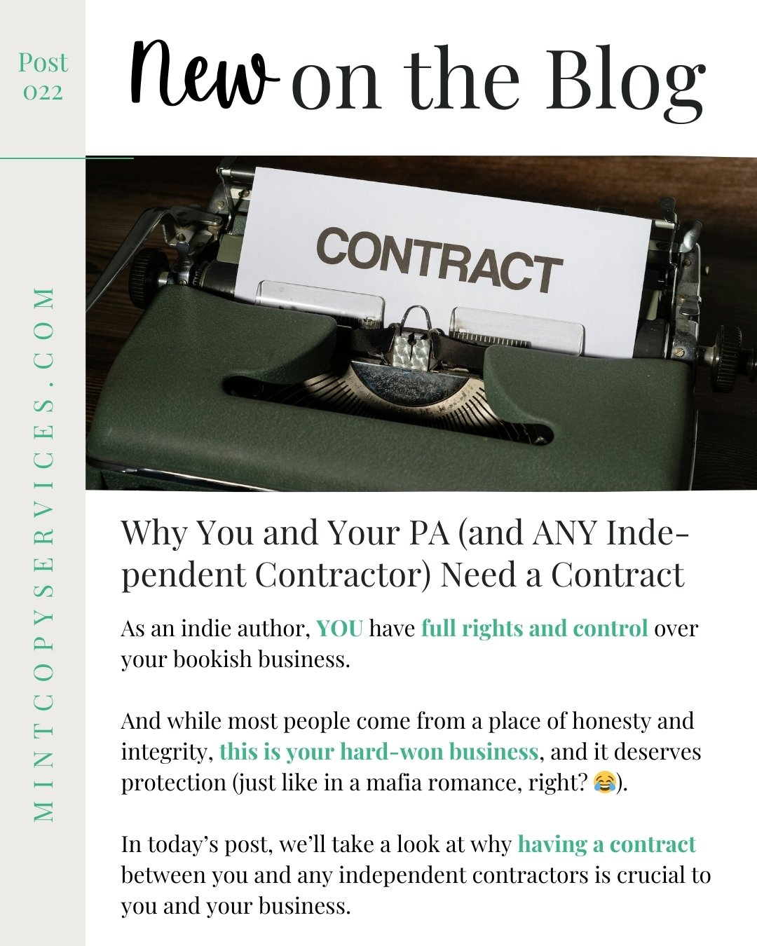 Sadly, many indie authors have had negative experiences with service-based businesses not doing what they said they were going to do, dragging out the process to the point that it&rsquo;s detrimental to the author, or flat out ghosting them. 

Someti