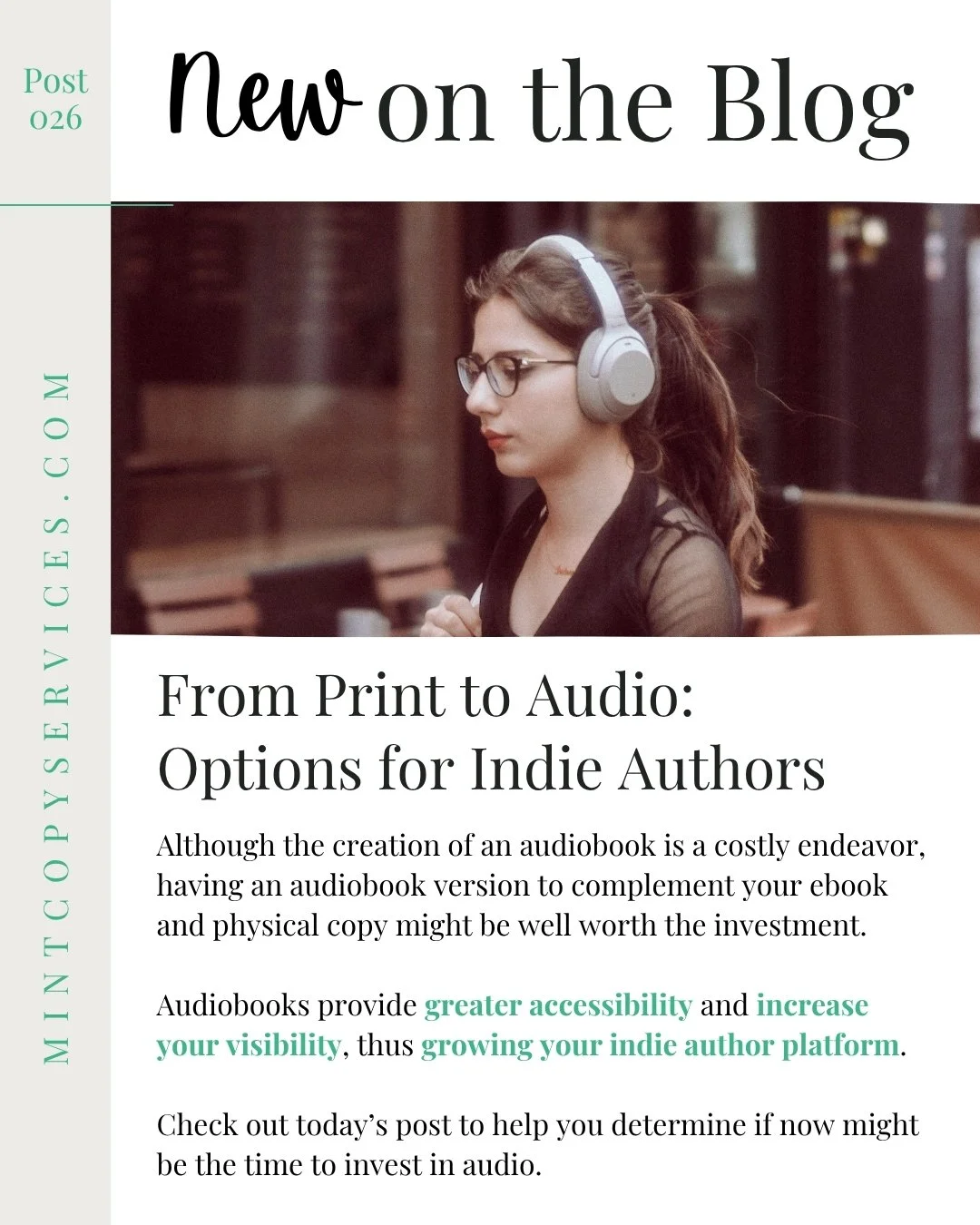 If you&rsquo;re overwhelmed by the mere THOUGHT of looking at all that is involved in the creation of an audiobook, this could be a perfect job for an author personal assistant (PA)!

Not sure what you need? Let&rsquo;s chat and plot next steps toget