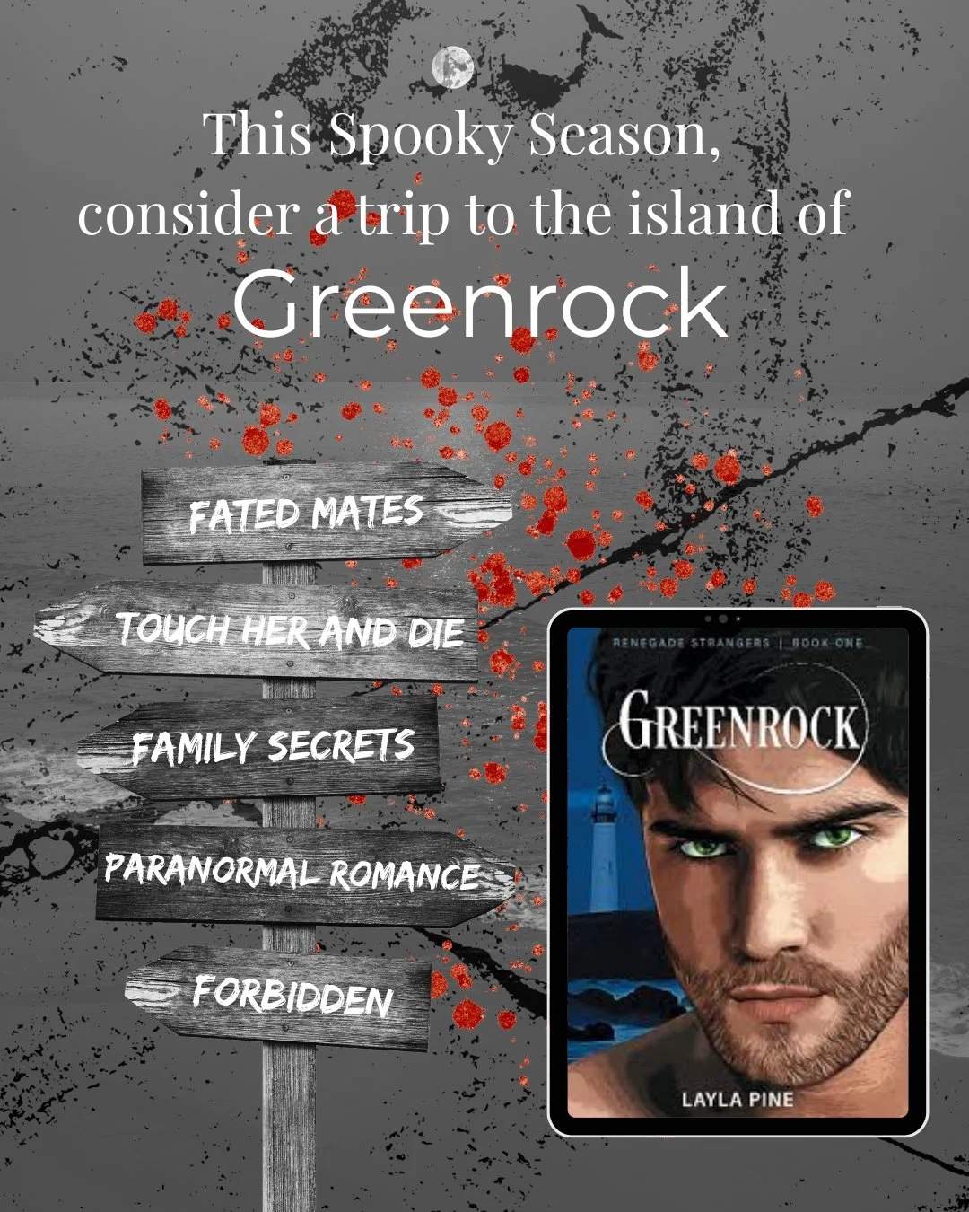 When you&rsquo;re looking for a book that will have you in a chokehold and is perfect to kick off Spooky Season, look no further than Layla Pine&rsquo;s Greenrock, book 1 of the Renegade Strangers.

Blaire and Jack, friends since childhood, are ready