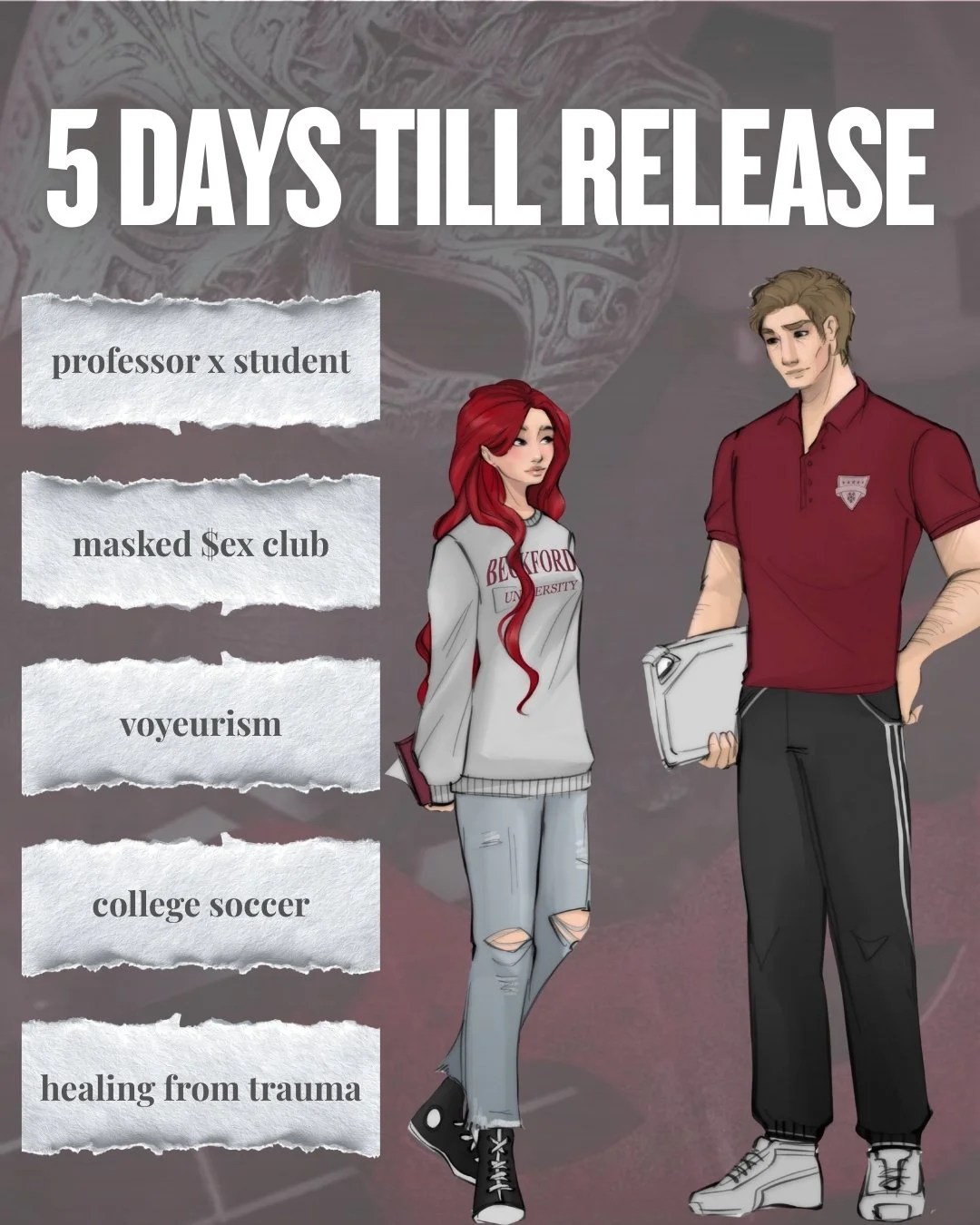 Meet Leni and Ethan in just 5 days! Sideline Sins is book 1 in JL Skye's new Beckford U Series!

BLURB:
Leni Hart is no stranger to sexual betrayal. But she&rsquo;s worked hard to reinvent herself&mdash;and take back her power&mdash;within the walls 
