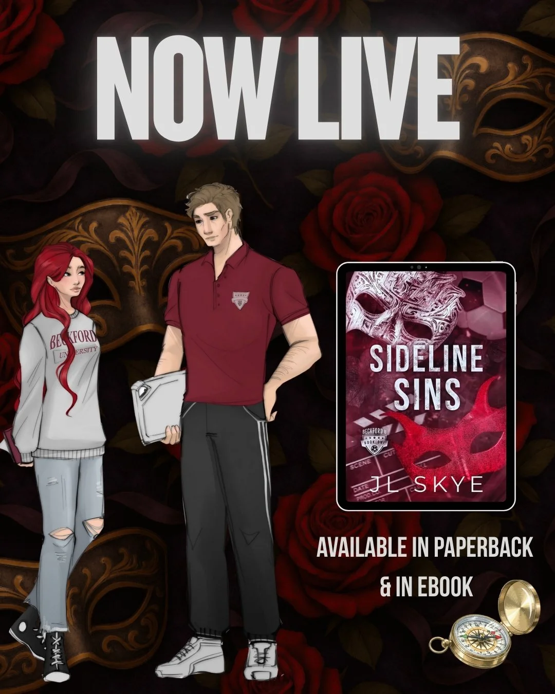Your next forbidden romance is now available! 

And when their masks come off and their identities are revealed, so is a twist you won't see coming!

BLURB:
Leni Hart is no stranger to sexual betrayal. But she&rsquo;s worked hard to reinvent herself&