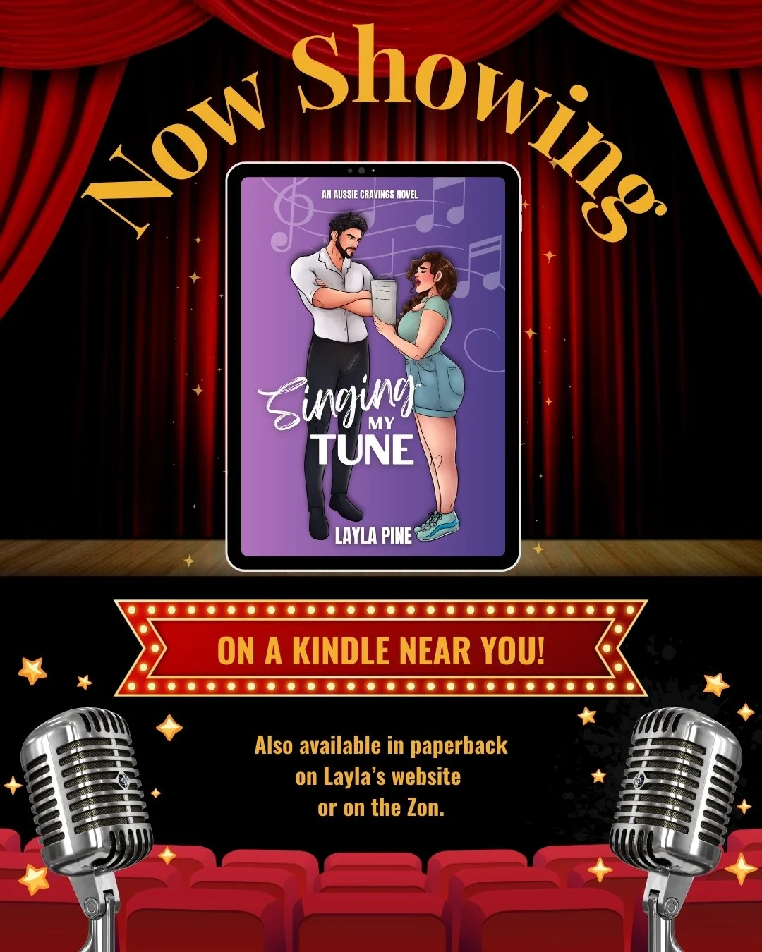 What better way to continue celebrating Aussie Author April than with Layla Pine's Aussie Cravings series?

Here, she hits all the right notes with Singing My Tune, the fourth book in this series of interconnected standalones.

Impacted by the events