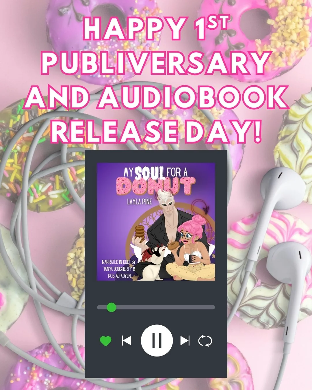 If you&rsquo;ve ever thought, &ldquo;I&rsquo;d sell my soul to read that again for the first time!&rdquo;

Now you can!

After all, today is a very special day: not only is it the 1st publiversary of My Soul For A Donut, but it also marks the release