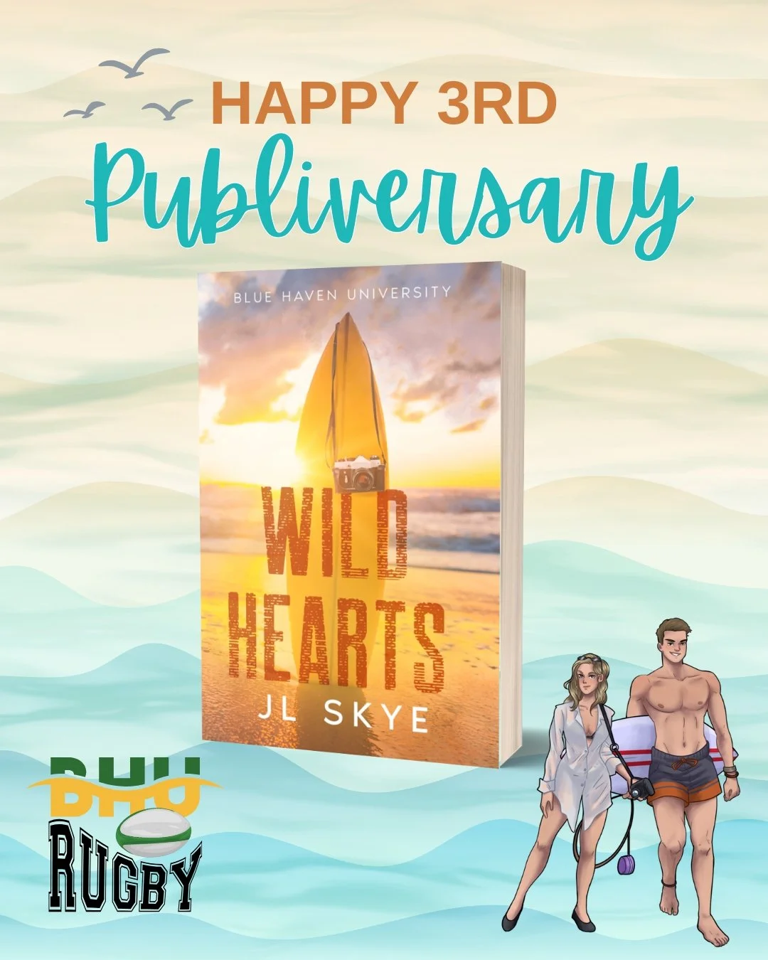 Wild Hearts is Book 1 of 4 in the Blue Haven University series by JL Skye and tells the story of Brady and Wren, childhood friends who are meant to be more.

Both are back in Blue Haven and could finally be together. However, having experienced betra