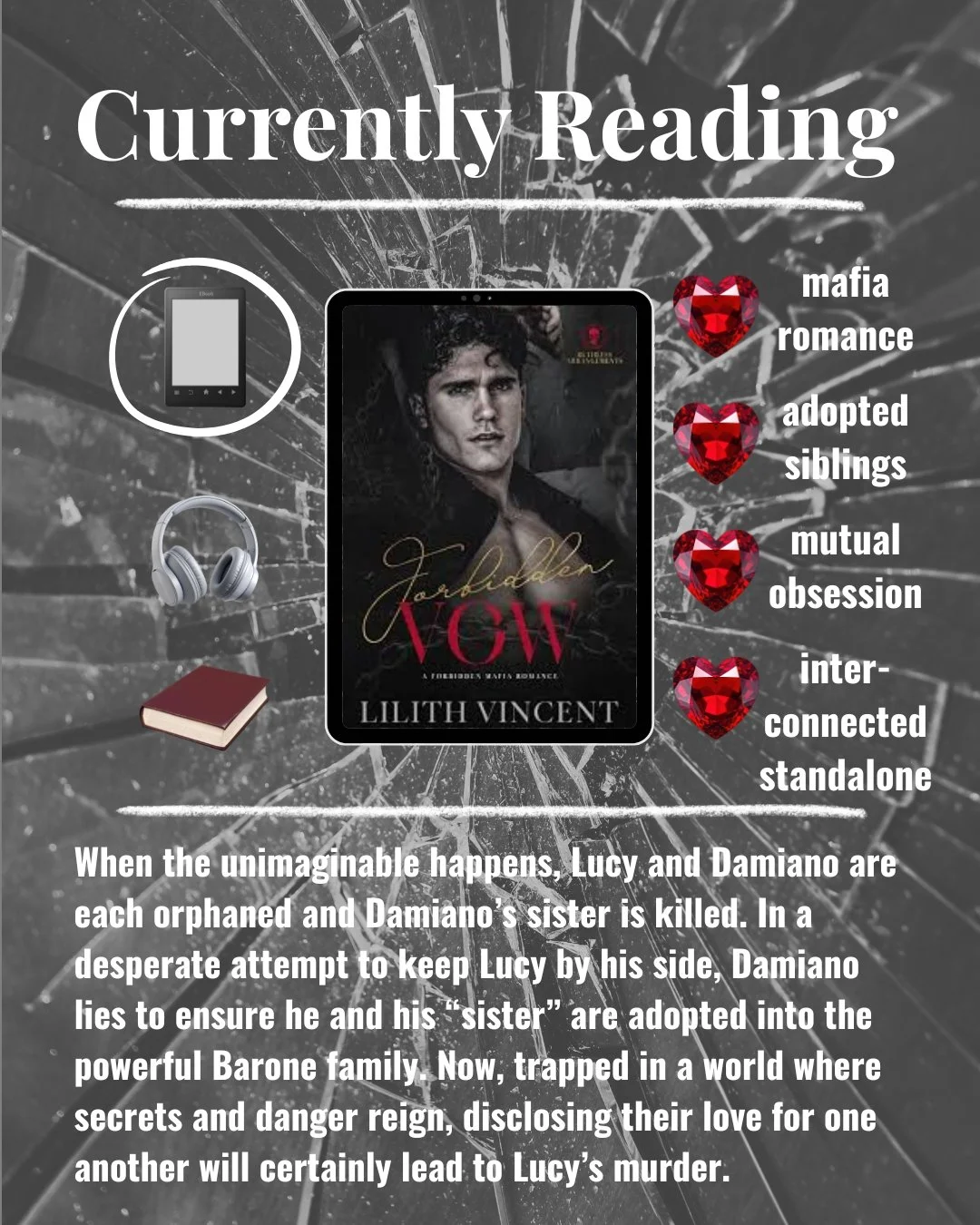 Leave it to Lilith Vincent to bring ALL the obsession, forbidden love and angst to the dangerous mafia world!

Thank you, @lilithvincentauthor, for not only writing such a powerful story that I don&rsquo;t want to put down but for also paying true ho