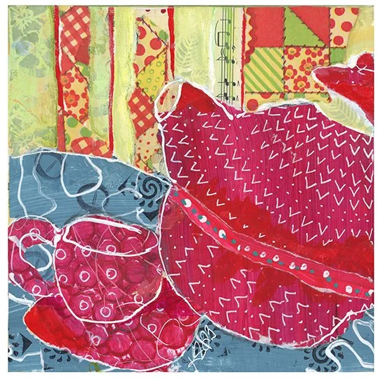Tea Party #4 8x8