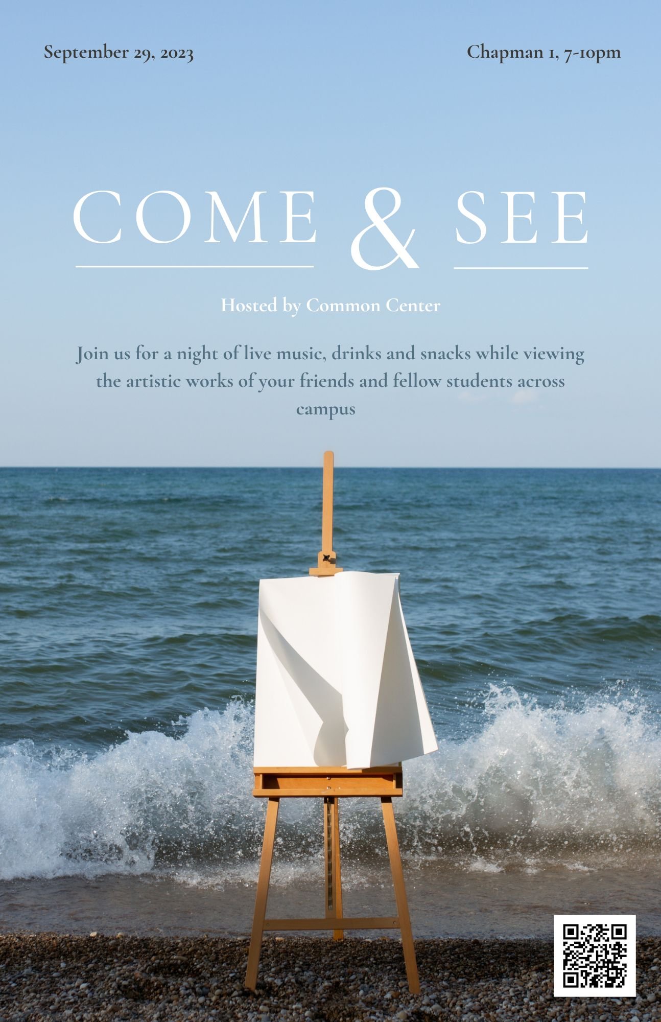 Series of event promotional posters and social media posts with original photography