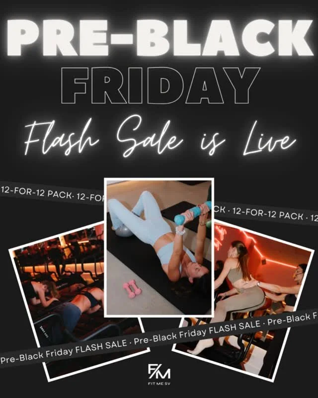 🚨 It&rsquo;s LIVE! ⁠
The 12-For-12 Pack &mdash; our biggest deal of the year &mdash; is officially available to shop. ⁠
 ⁠
For 12 hours only, you can book 12 classes at Fit Me SV. Mat or Lagree, your choice! It's all wrapped into one complete holida