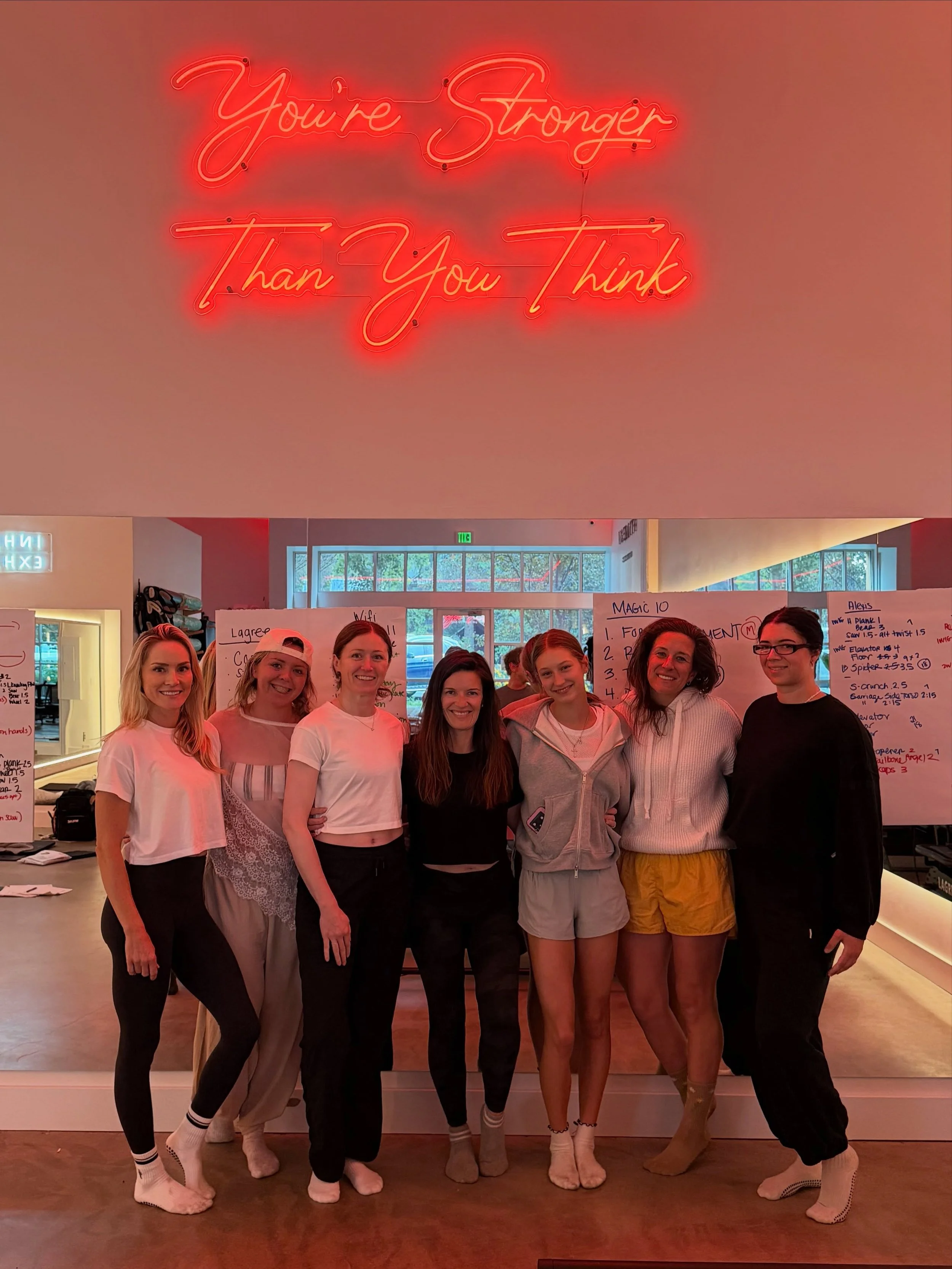 Lagree Certified!!! 🎉 Congratulations to this weekend&rsquo;s trainees on completing their Level 1 Lagree Certification with @mega_jami! We&rsquo;re so proud of the hard work, dedication, and courage you brought to the studio all weekend long.

Welc