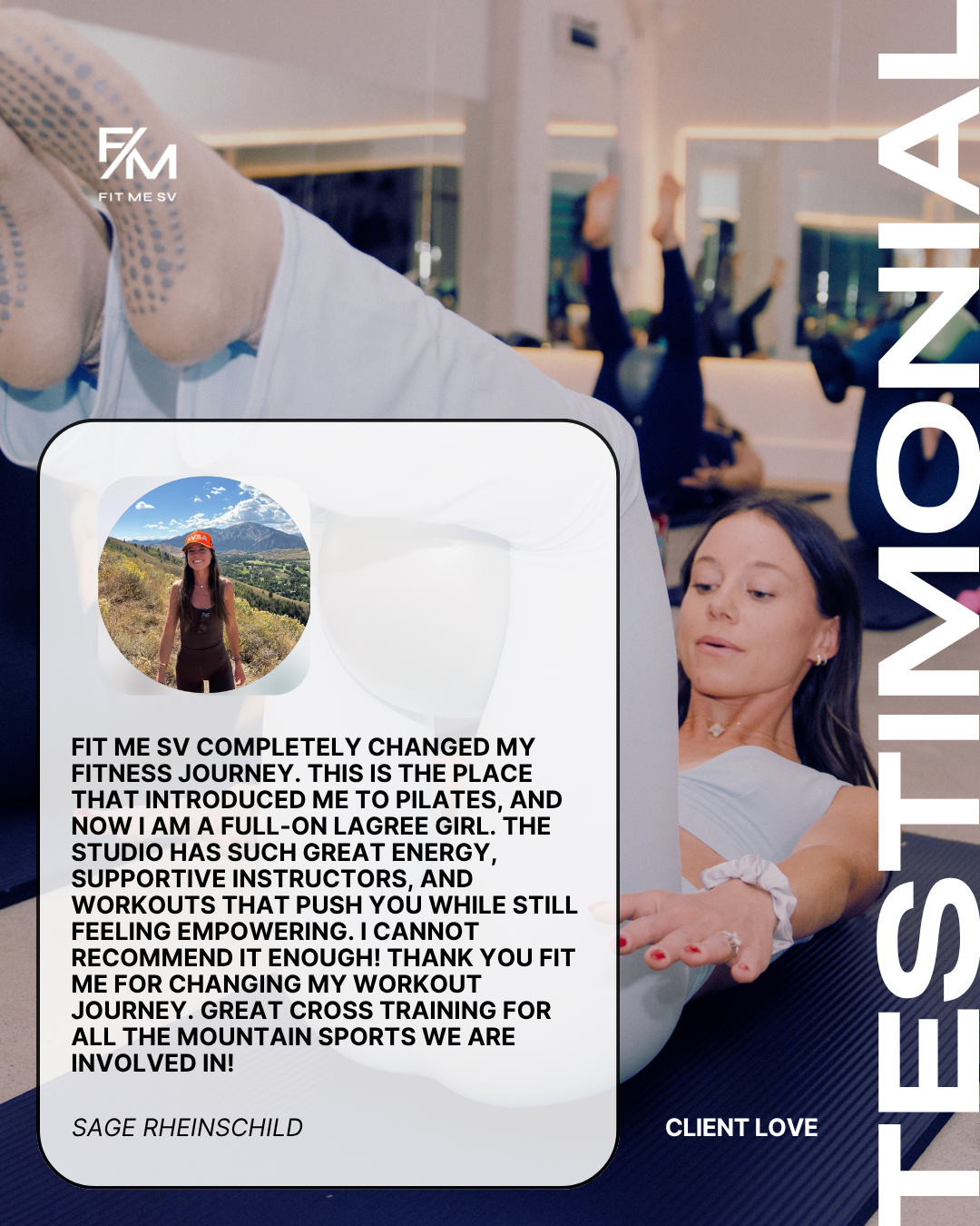 Sage Rheinschild, Fit Me SV Client Testimonial