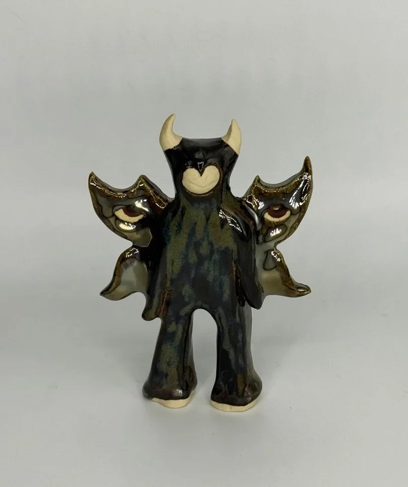 Moth Ceramic Figure