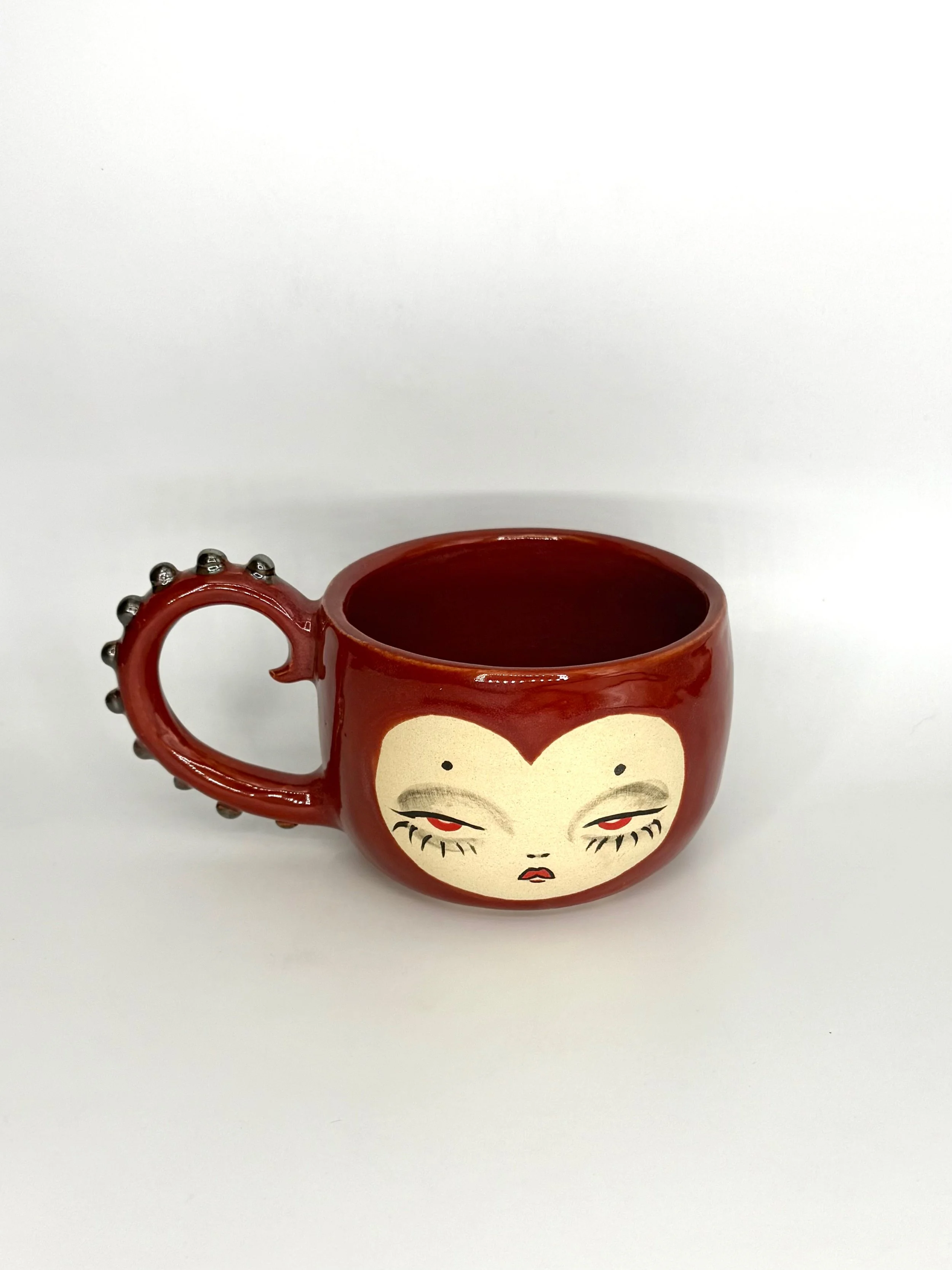 Chrome Studded Mug