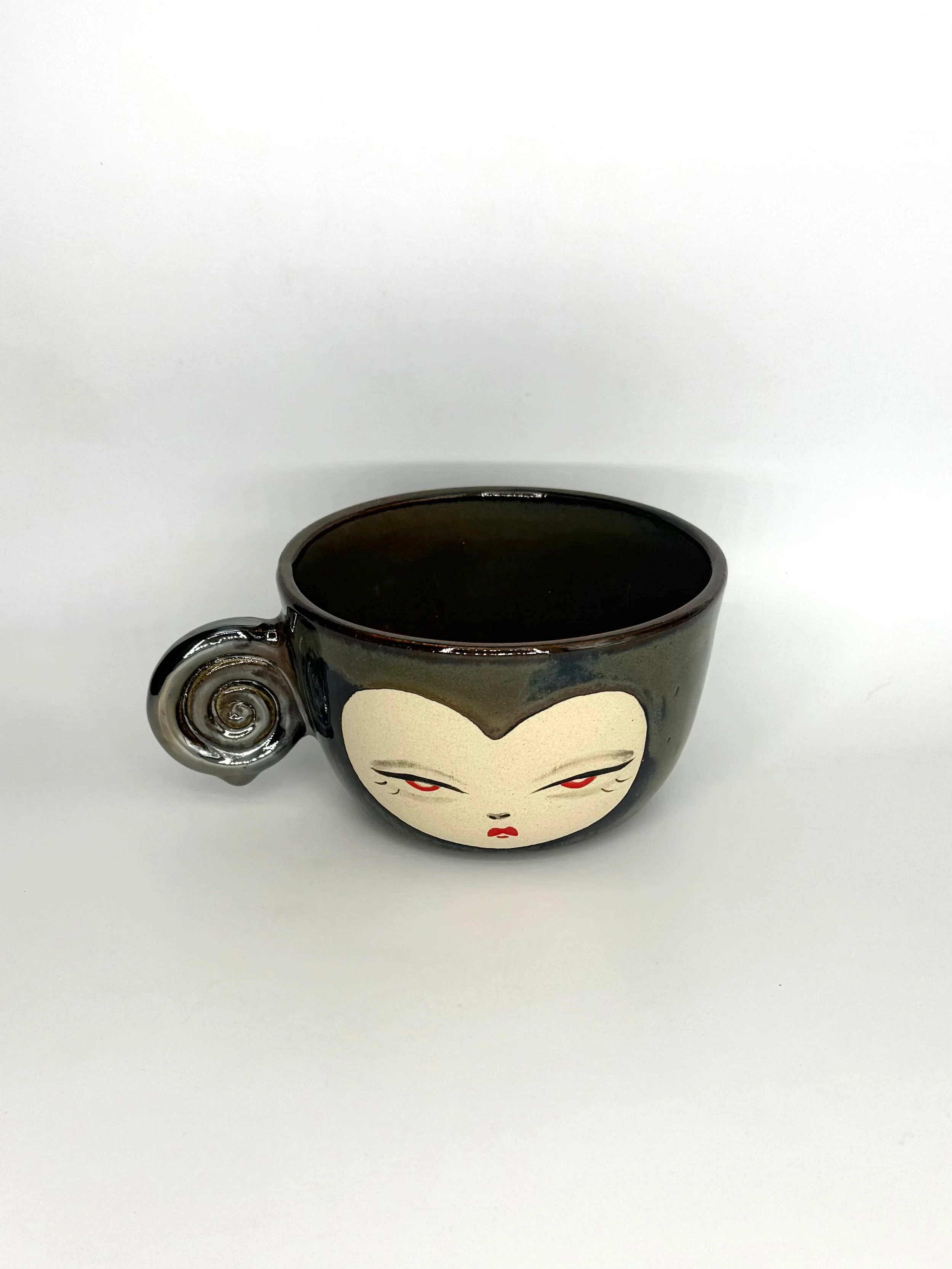 Chrome Spiral Mug