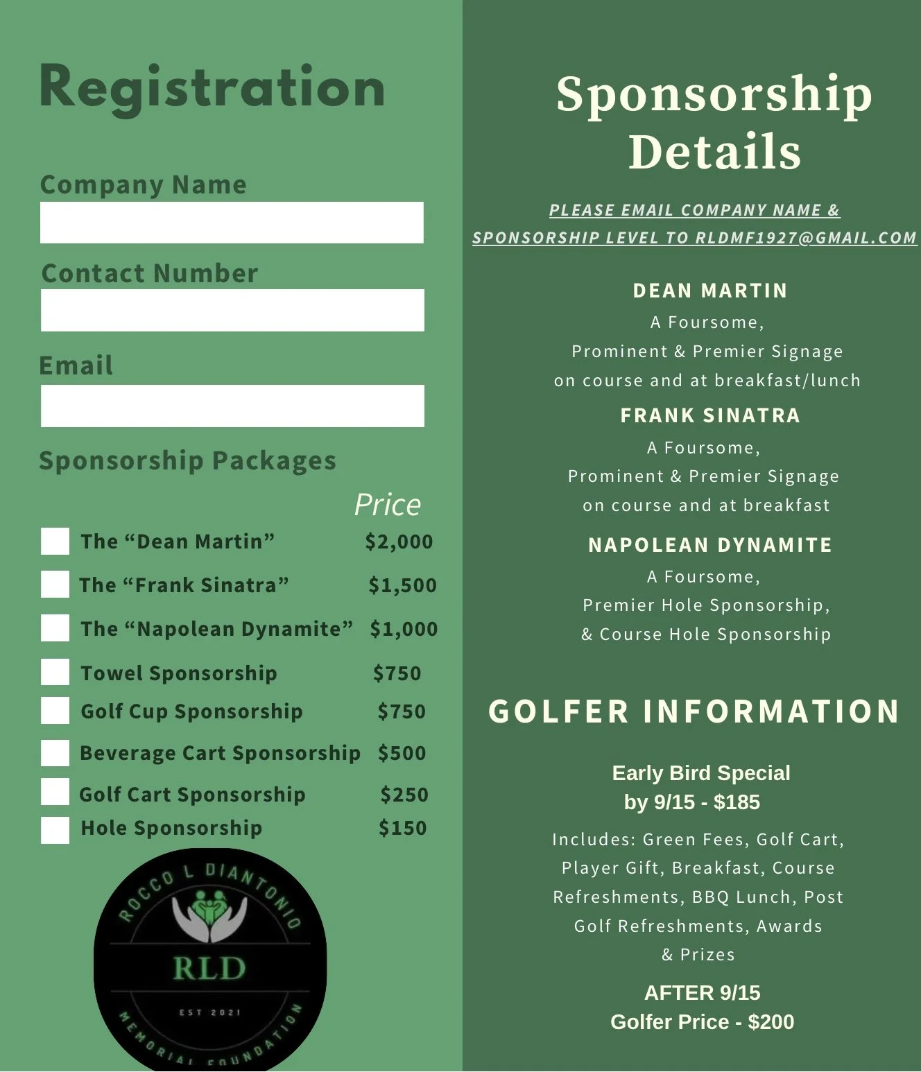 Green Simple Illustrated Golf Tournament Trifold Brochure - 1.jpeg