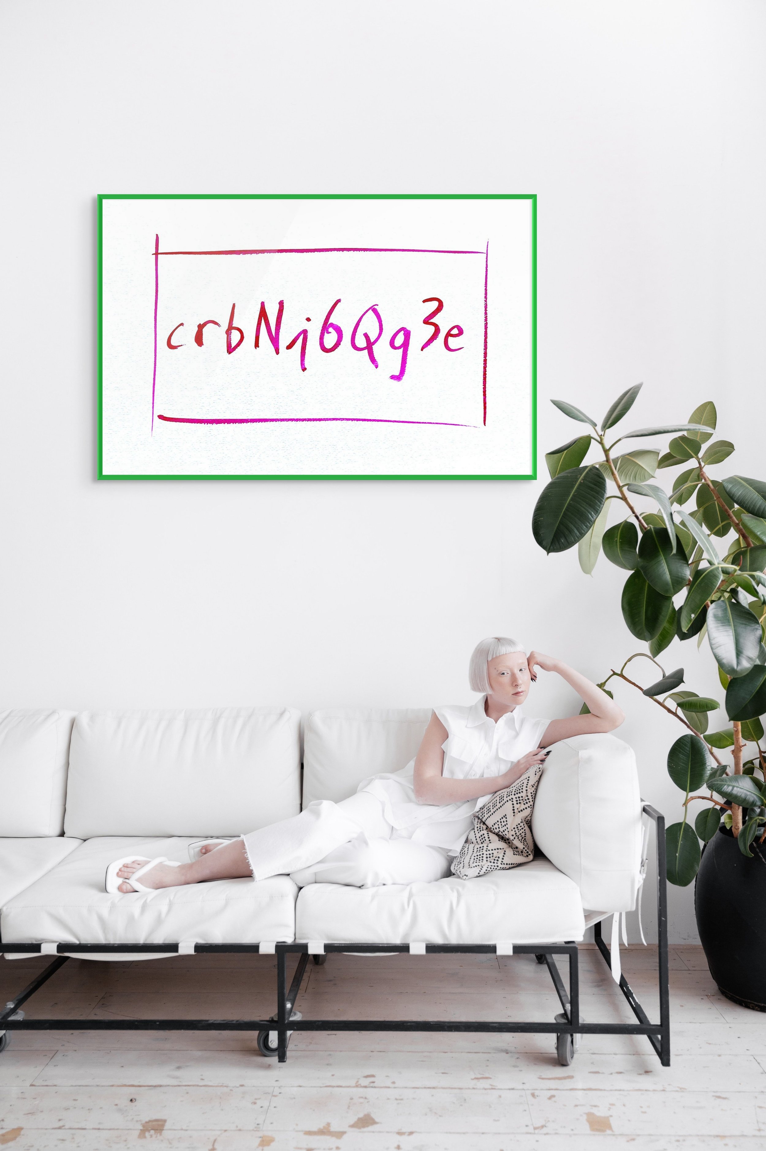 Wifi codes are cool (with painted frame)