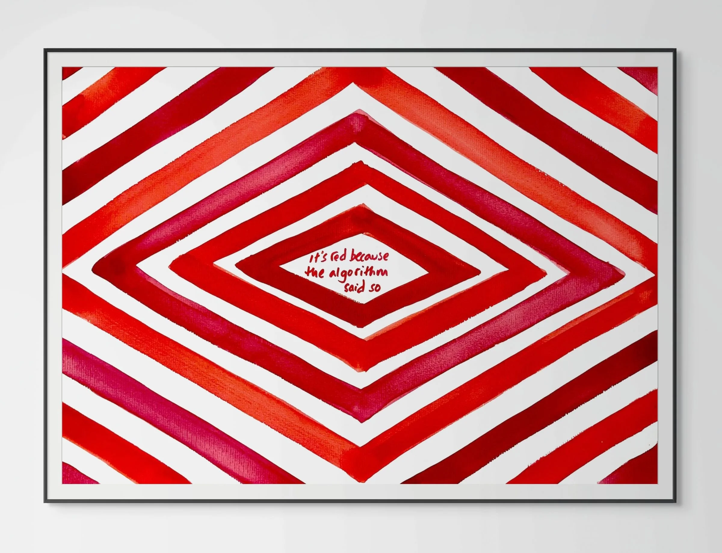 It's red because the algorithm said so