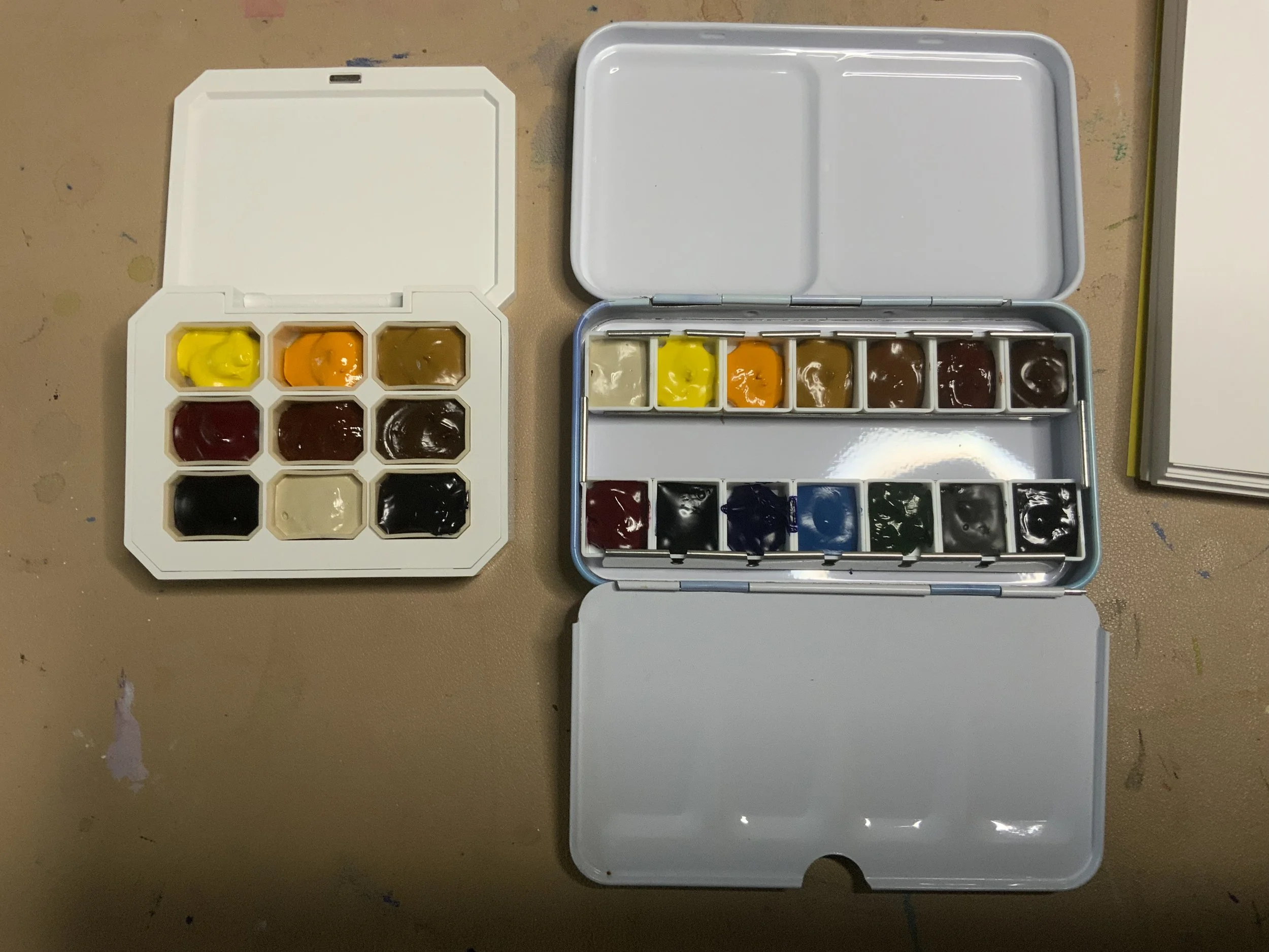 Choosing a limited watercolor palette 