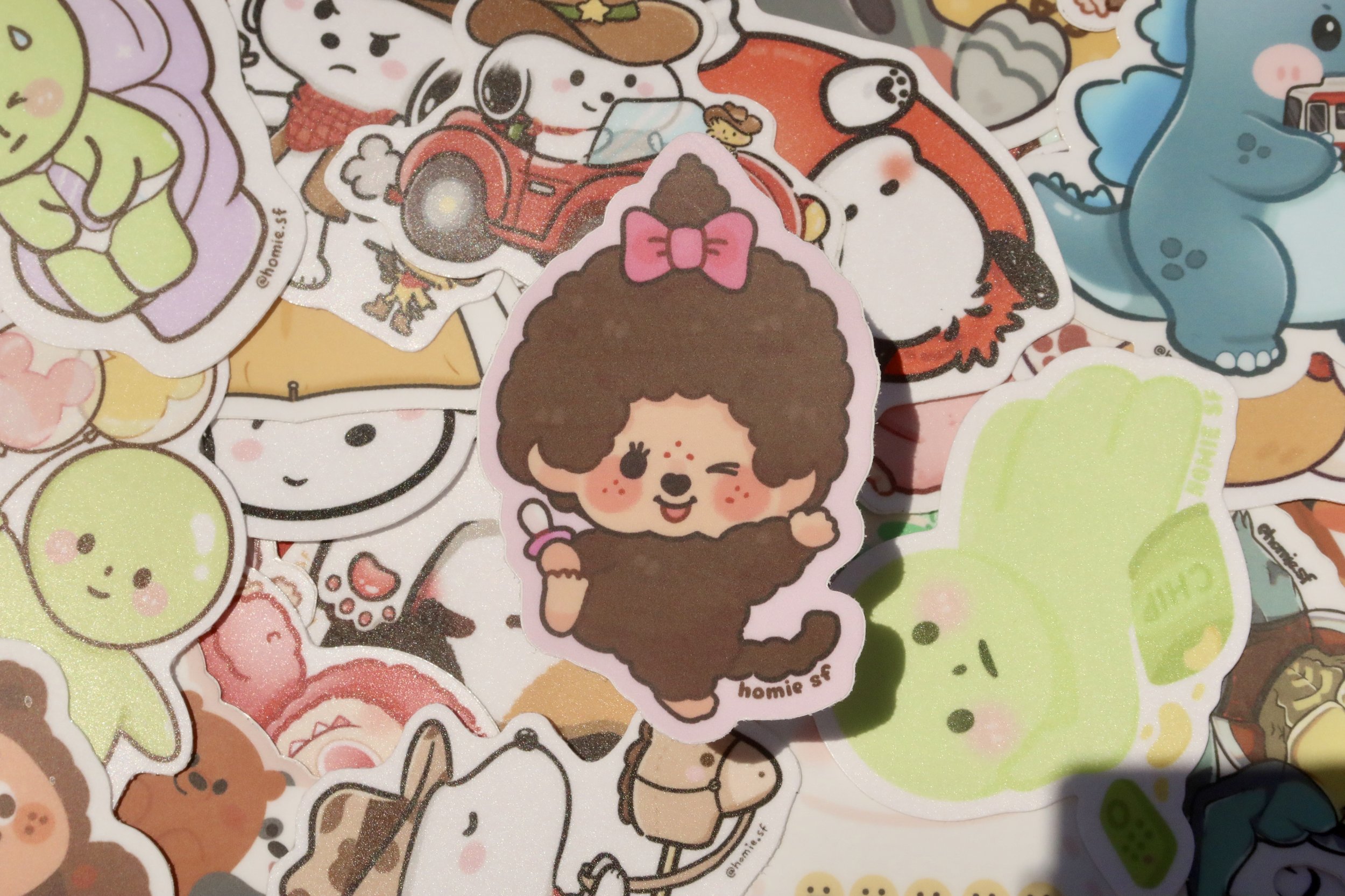 Monchichi Baby Sticker
