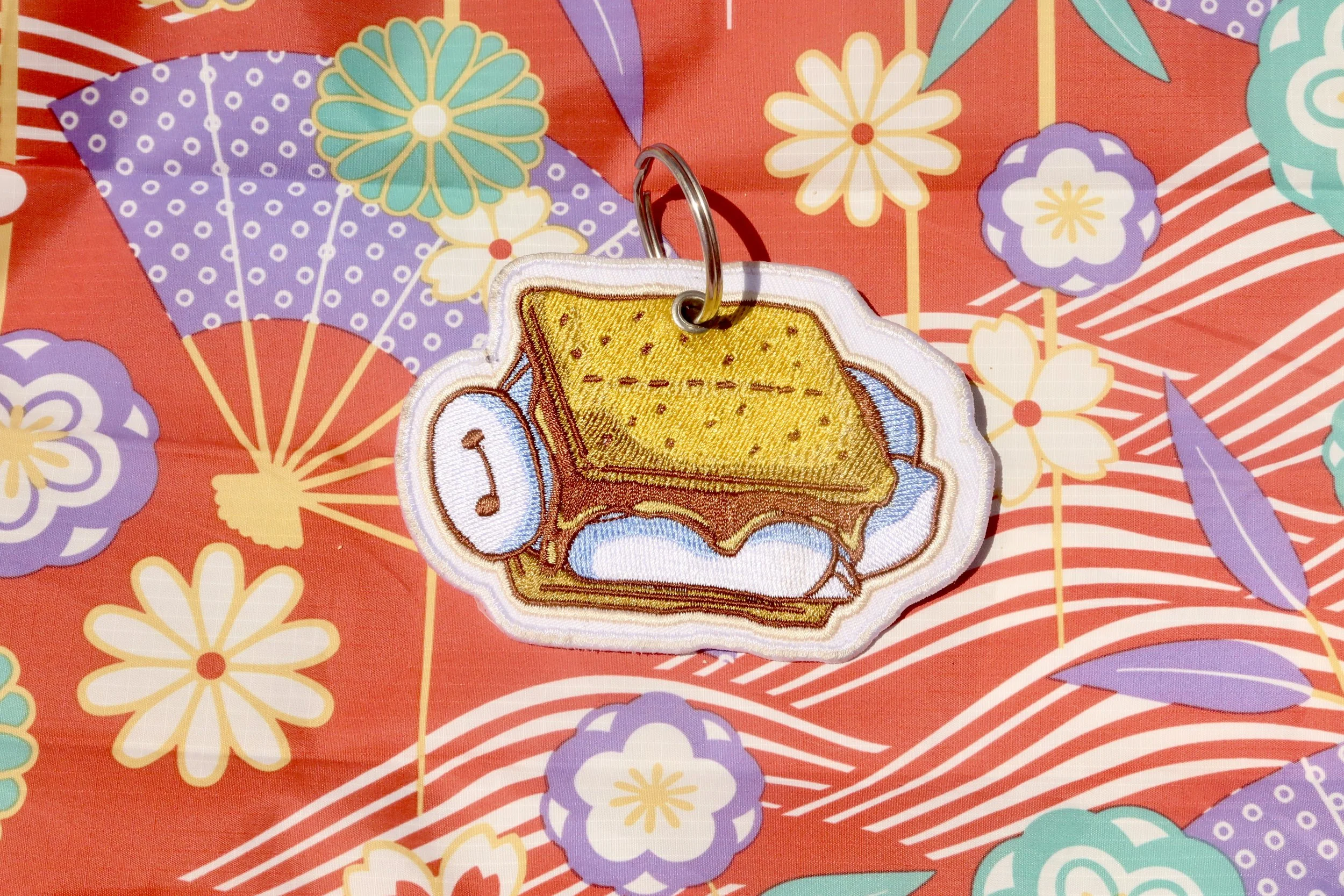 S'mores Baymax Woven Keychain