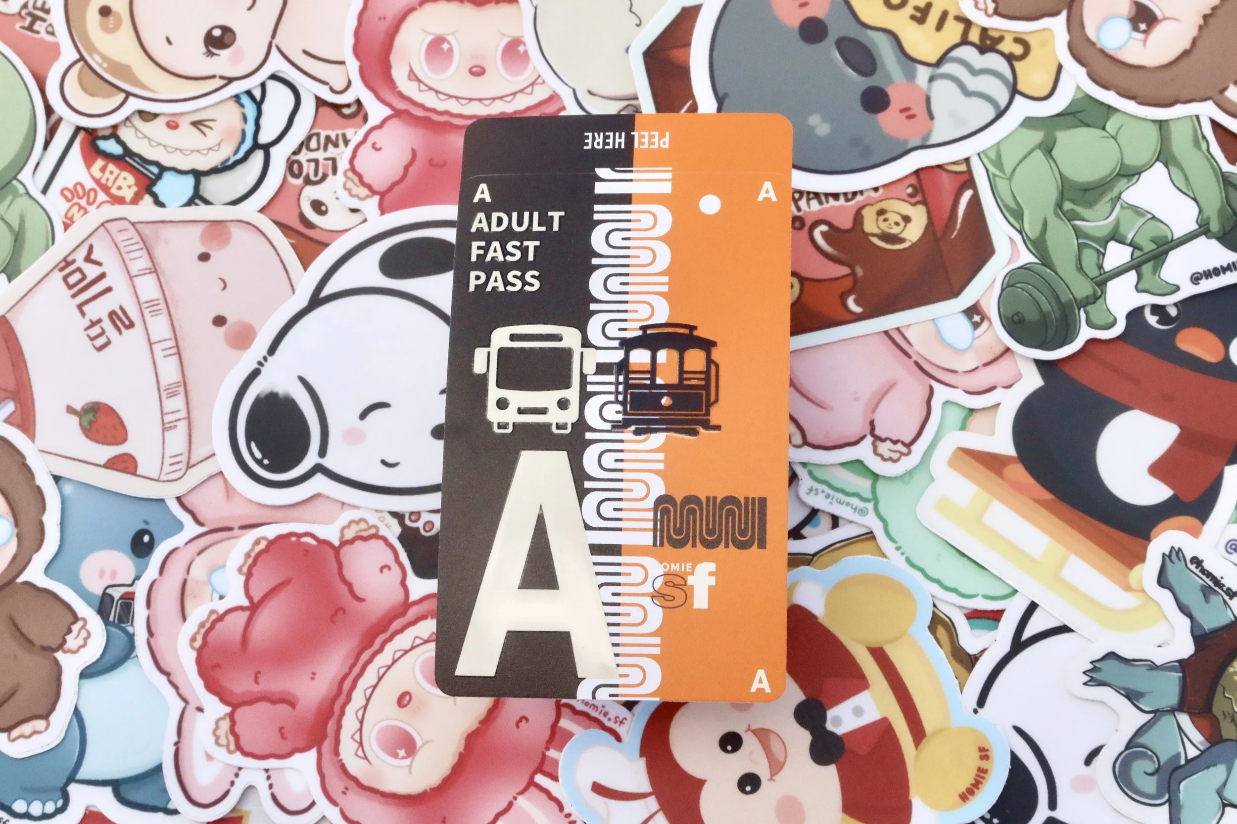 Muni Pass Credit Card Decal