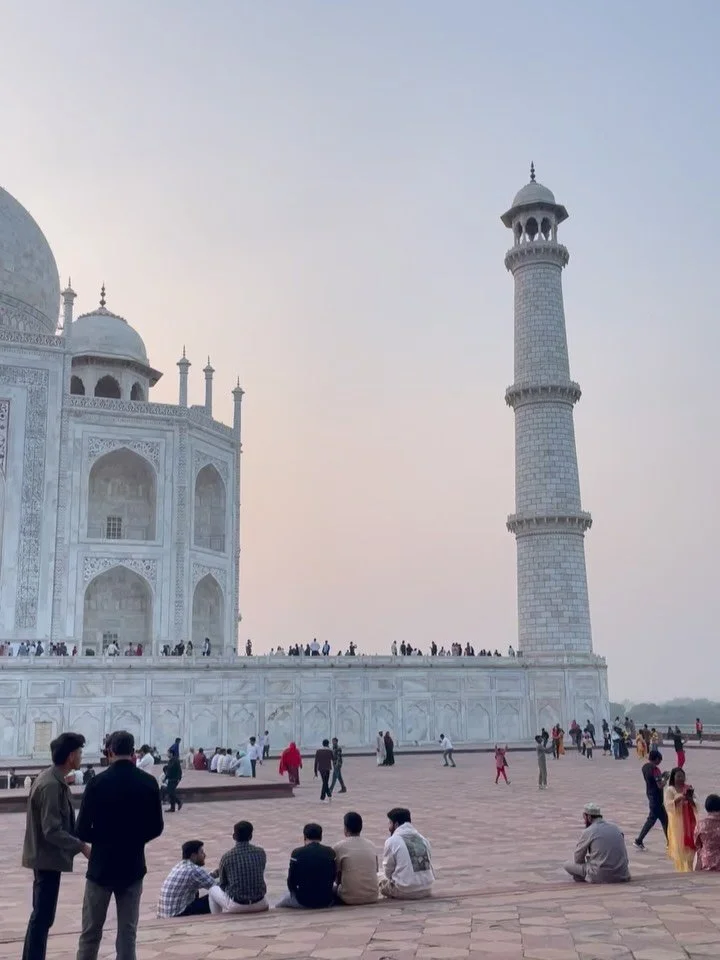 It&rsquo;s been almost 10 years since my last visit to the Taj Mahal. It was so special to share this masterpiece with others for the first time, she is as beautiful as ever - in awe, simply breathtaking 🕊️💗
.
.
.
#india #tajmahal #grouptravel