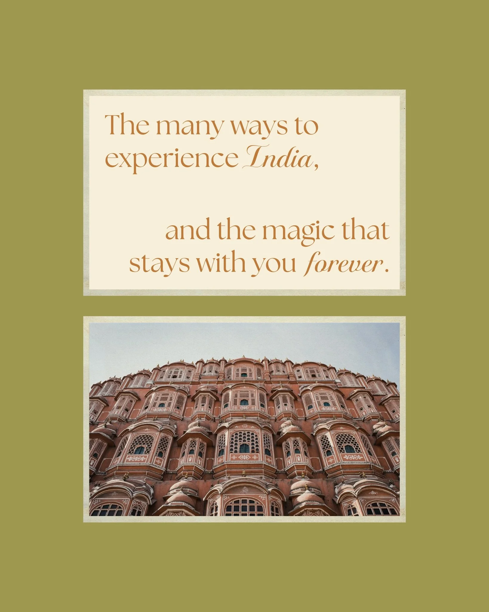 In India, no two days feel the same.
You move through history, step into living traditions, and meet people who shape the experience as much as the place itself.
We return for these moments.

A few we&rsquo;re looking forward to this November! 😍

[B