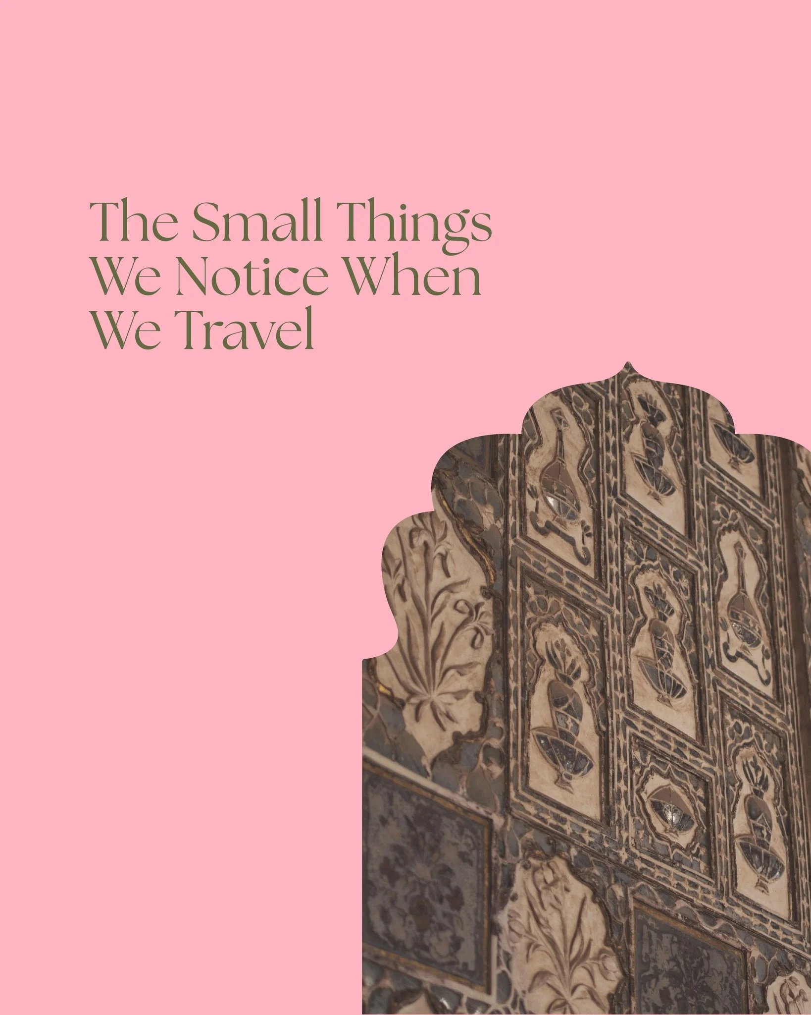 We&rsquo;re always drawn to the little things in old places, wherever we go.
The ones most people walk past, but somehow stay with you.

What&rsquo;s one detail you always notice? 🔍

[Boutique Group Travel India, Group Travel for Women 50+, India Te