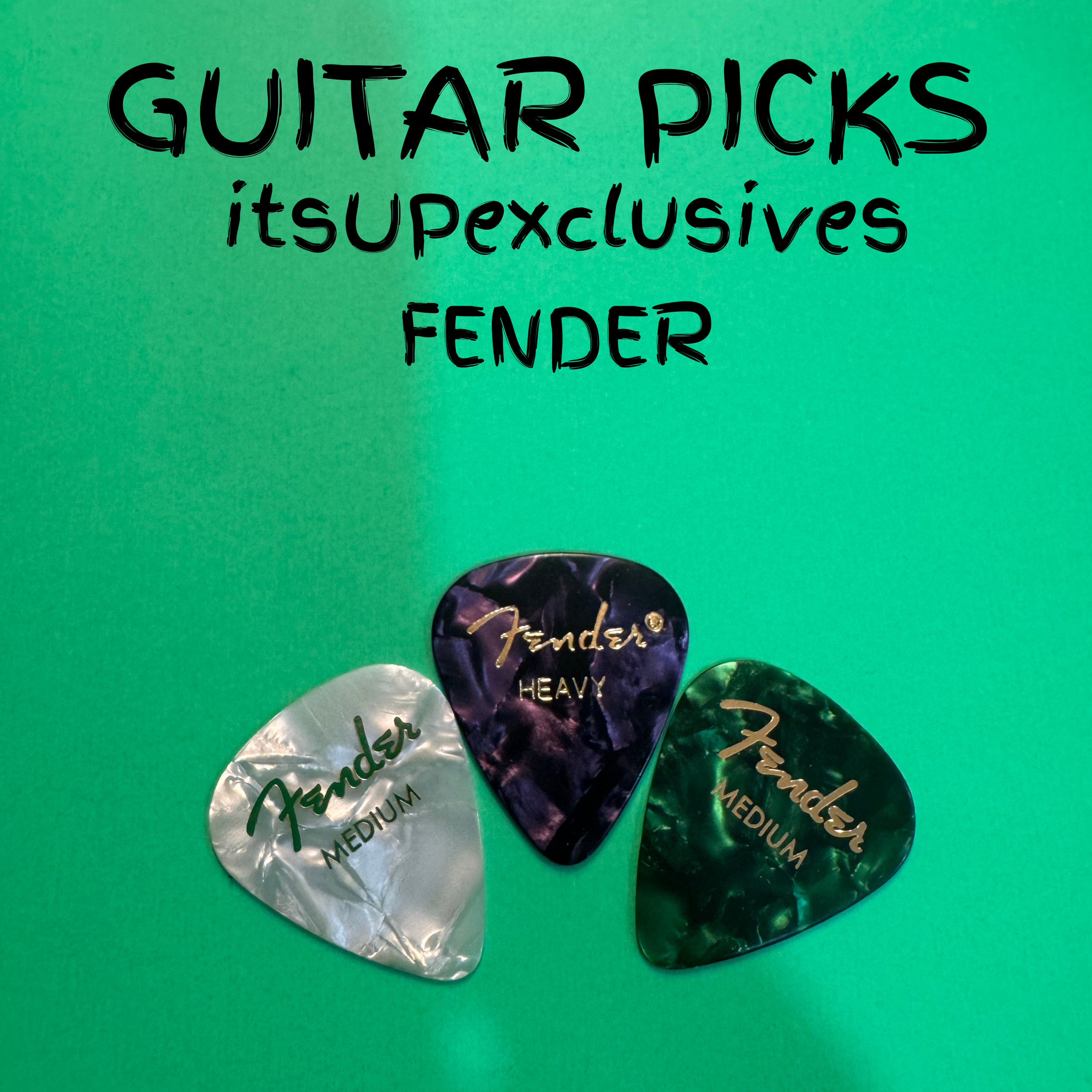 Fender Guitar Picks [3 Pack]