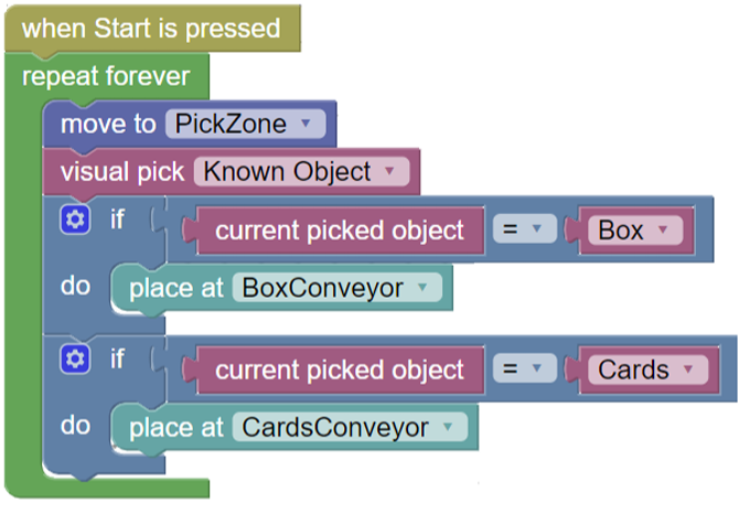 PROGRAMMING — Visual Robotics
