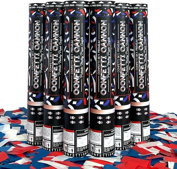 USA Confetti Cannons