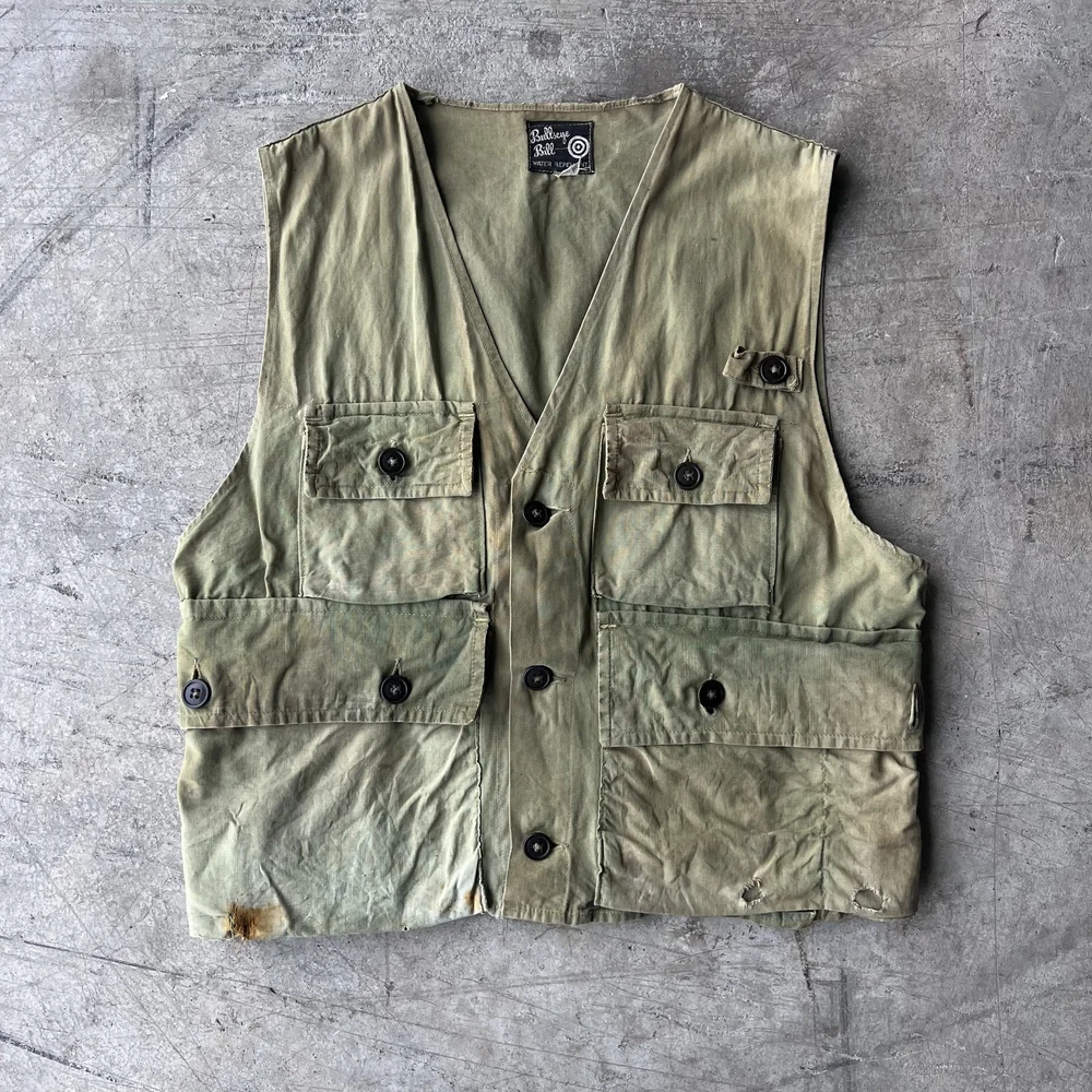 50s Bullseye Bill Fishing Vest — HERONS VINTAGE
