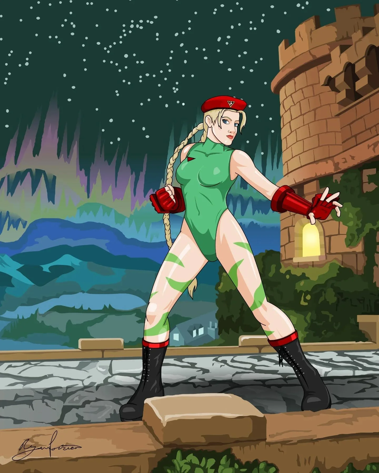 📢Portrait 3 if 4 that I did for the cosplay queen herself @bunnybombshell cosplaying as Cammy from StreetFighter - premiering at @vaughancon_ Saturday August 9! Final portrait revealed tomorrow!
🤸‍♂️Come see us at the Accidental Creations ta