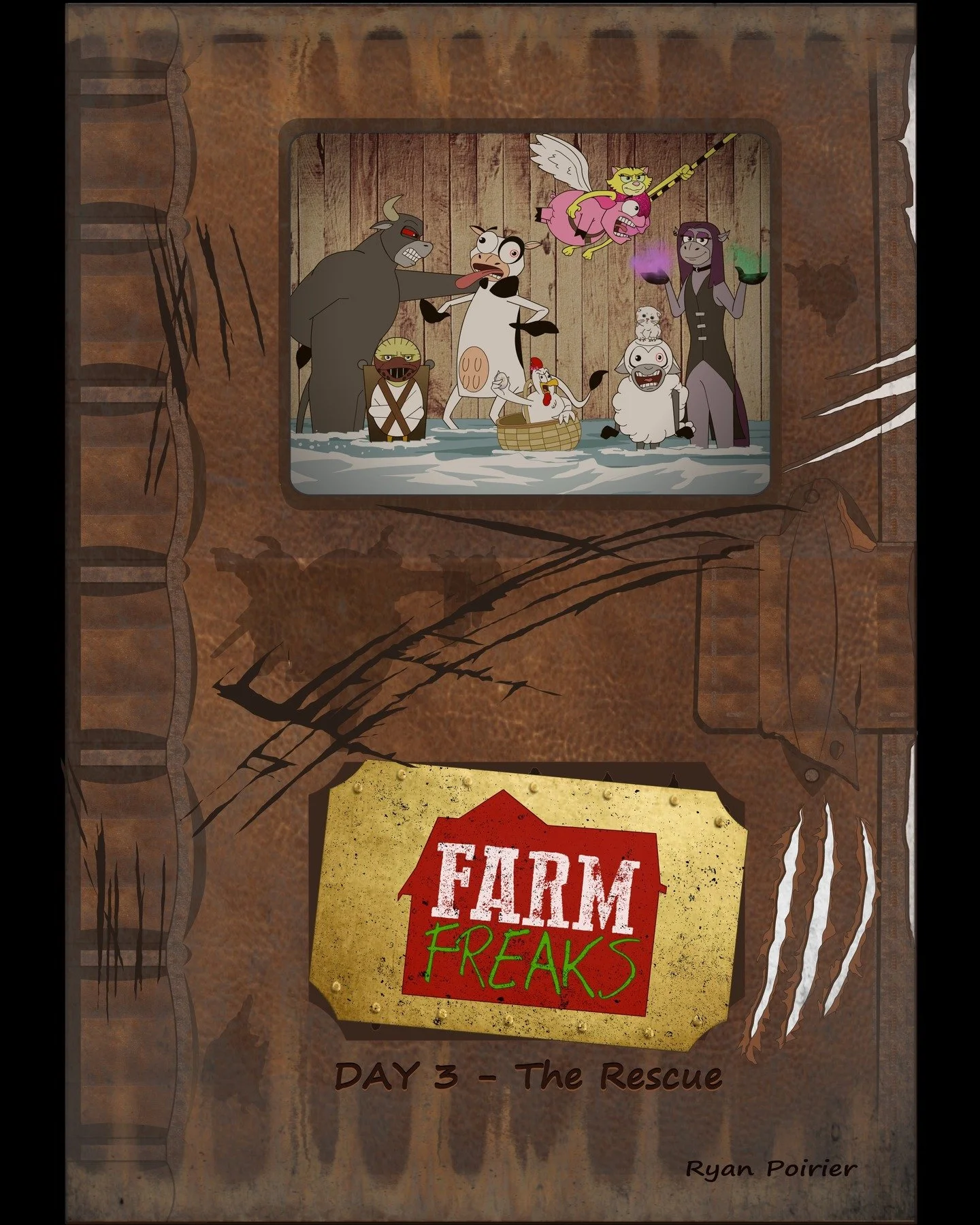 Farm Freaks Day 3 - The Rescue

 Melancholy Meadows is underwater! When a broken water main results in a massive flood, all suspicions lie on Curdled and the Gang as the culprit. With the Farm's crops, reputation, and existence on the line, Curdled m