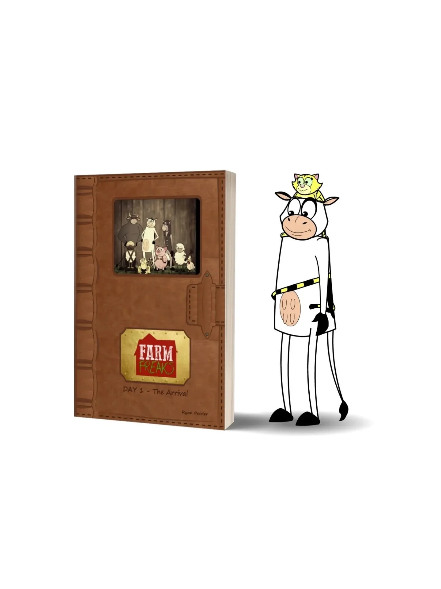 📚🐮Farm Freaks is a whimsical, all-ages graphic novel series built on chaos, curiosity, and chain-reaction storytelling. Following a family of eccentric farm animals led by Curdled the Cow, the series blends subtle humor, mystery, and satire into a 