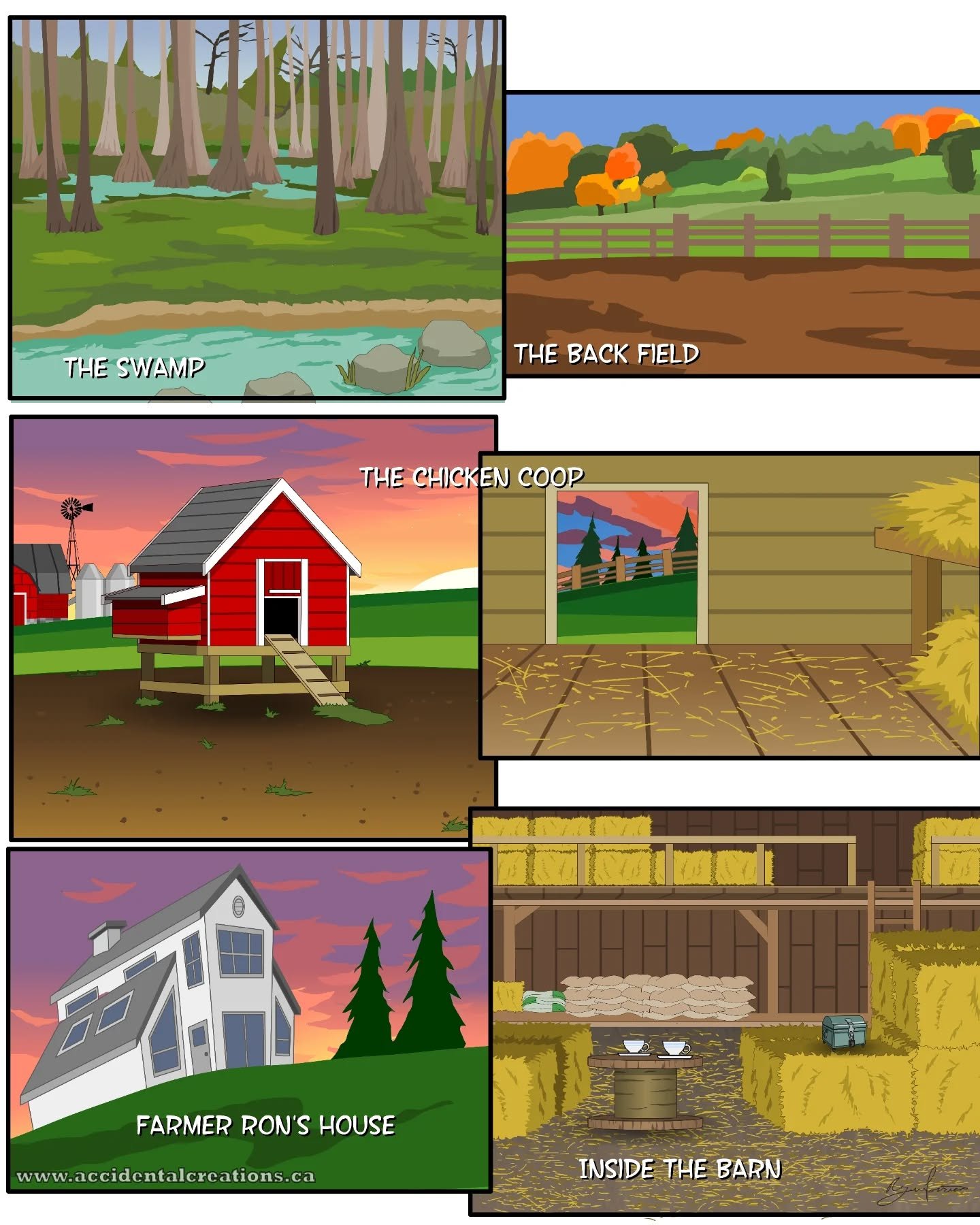 🌾 A Tour of Melancholy Meadows &ndash; Part 2

Welcome to Melancholy Meadows.
We continue the tour with a look at the surrounding environment where these misfit animals flourish.
Next, we&rsquo;ll explore the little nearby town of "Little Town&