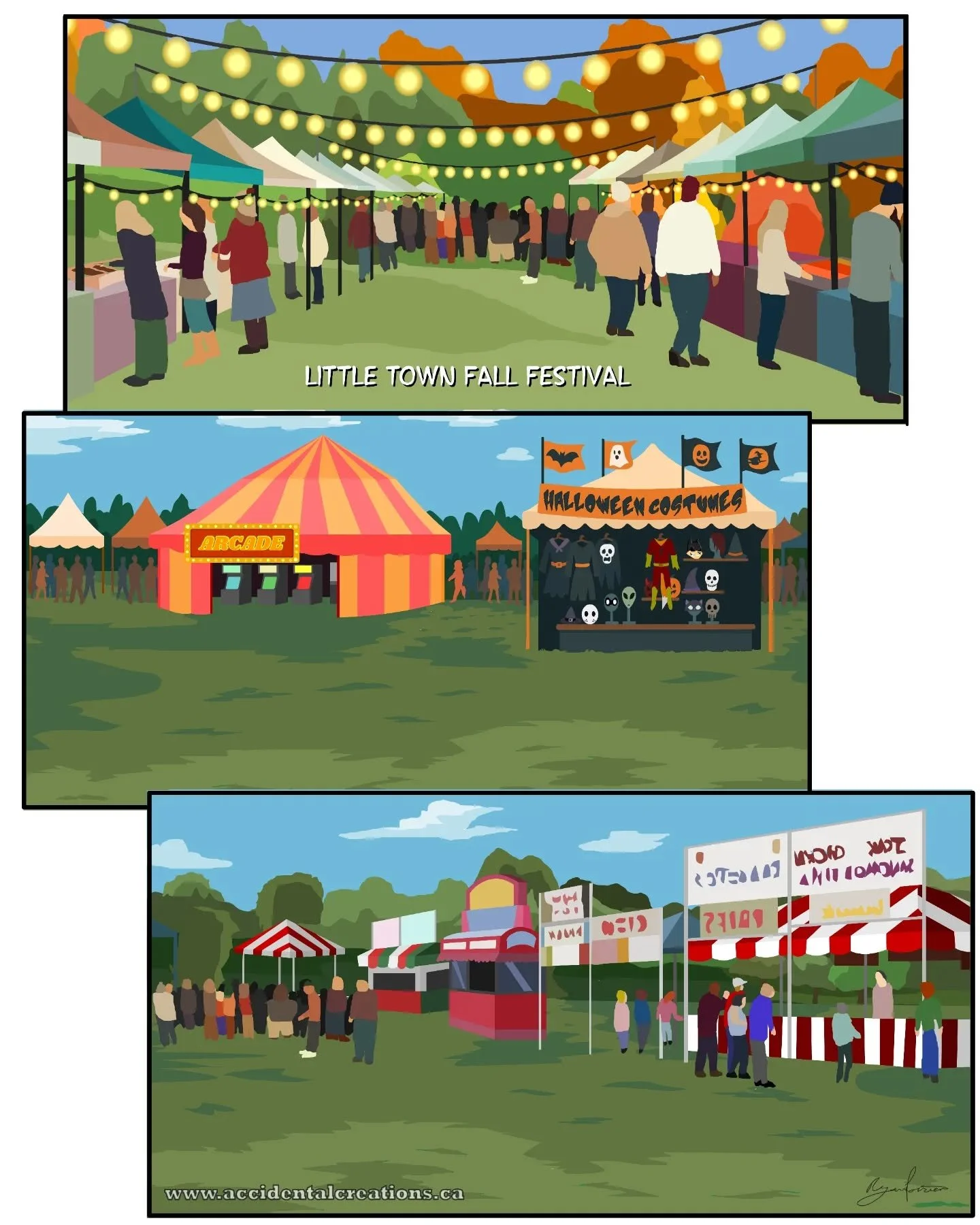 🌾 A Tour of Melancholy Meadows &ndash; Part 4
Just outside of "Little Town" is the fairgrounds, where the annual Fall Festival takes place.  Melancholy Meadows Farm is a regular attender and winner for their bountiful harvest and horse sho