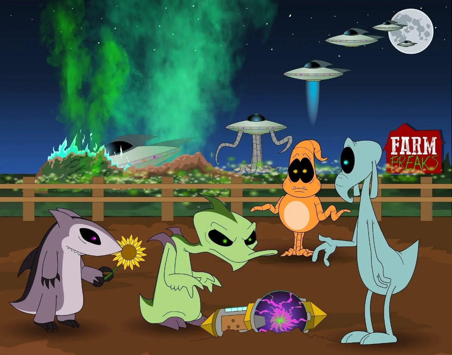 The Invasion of Melancholy Meadows has begun!

🐮Freaks Day 5 - The Festival", launches on Kickstarter MARCH 24!

Follow the campaign so you don't miss it!
👇 (Link in profile)
https://www.kickstarter.com/projects/accidentalcreations/farm-freaks