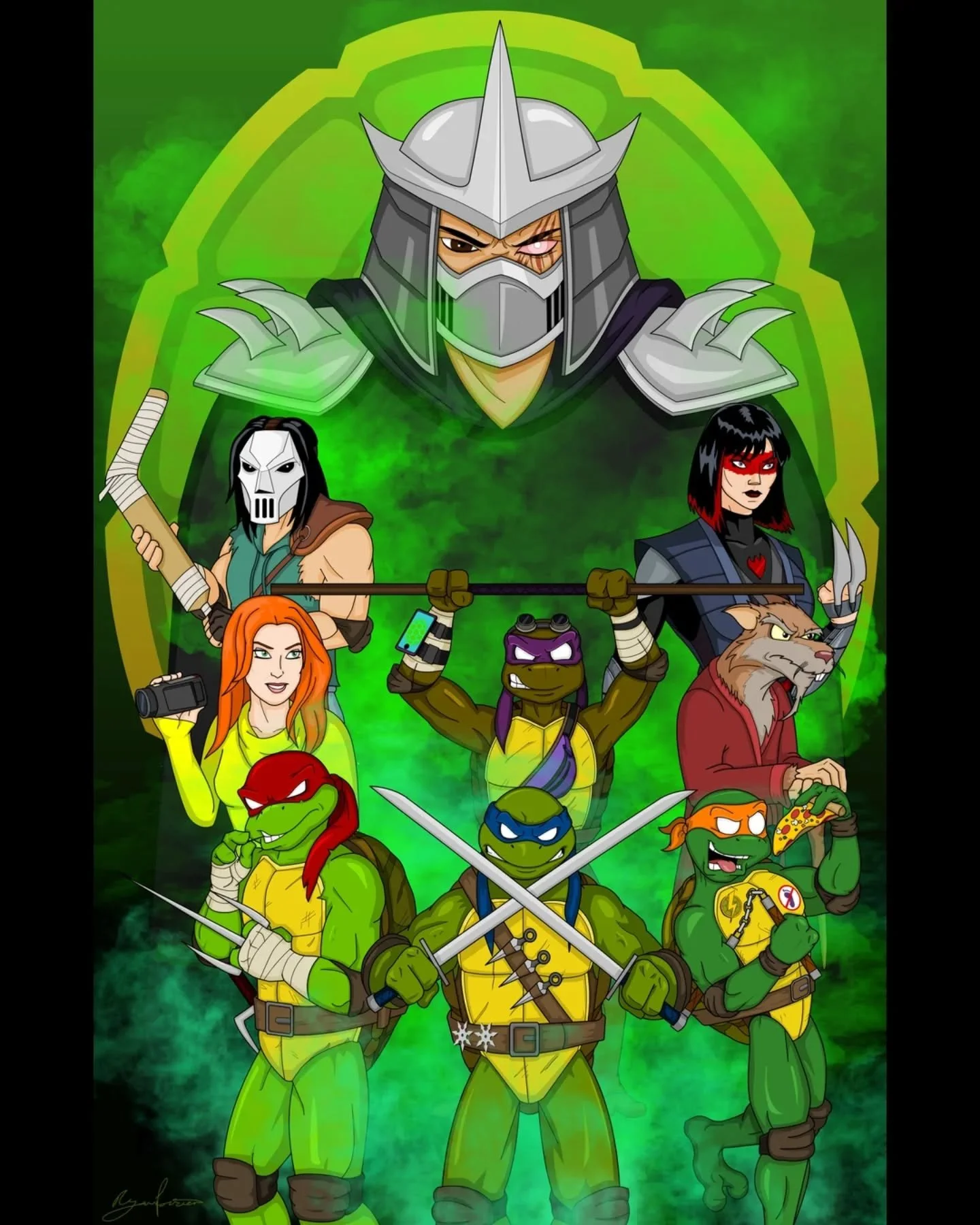 My tribute to the heroes in a half -shell!

#accidentalcreations #tmnt #fanart #teenagemutantninjaturtles #comicart