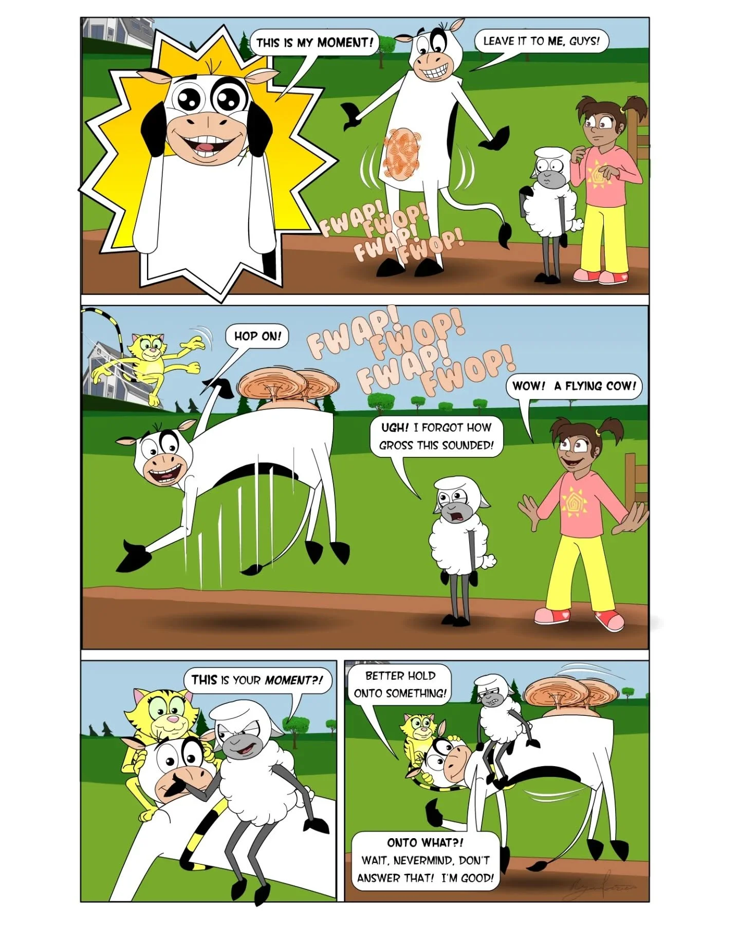 🐮 Farm Freaks &ndash; Sample Scene (Part 4 and final part of this particular preview)

🚀 FUNDED&hellip; AND STILL GROWING
We&rsquo;ve officially passed 100% funded&hellip;
&hellip;and somehow, it&rsquo;s still climbing.

🙏I honestly can&rsquo;t th