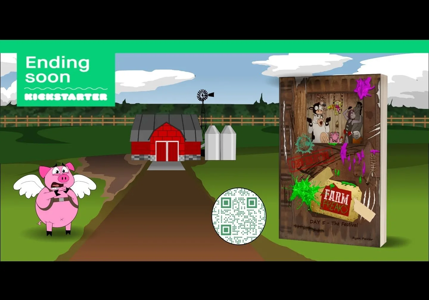 ⏳ 10 days left&hellip;
Time&rsquo;s running out to visit Melancholy Meadows.
Farm Freaks: Day 5 &ndash; The Festival is live on Kickstarter, and while the campaign has already reached its goal, there&rsquo;s still a limited window to jump in.
Because