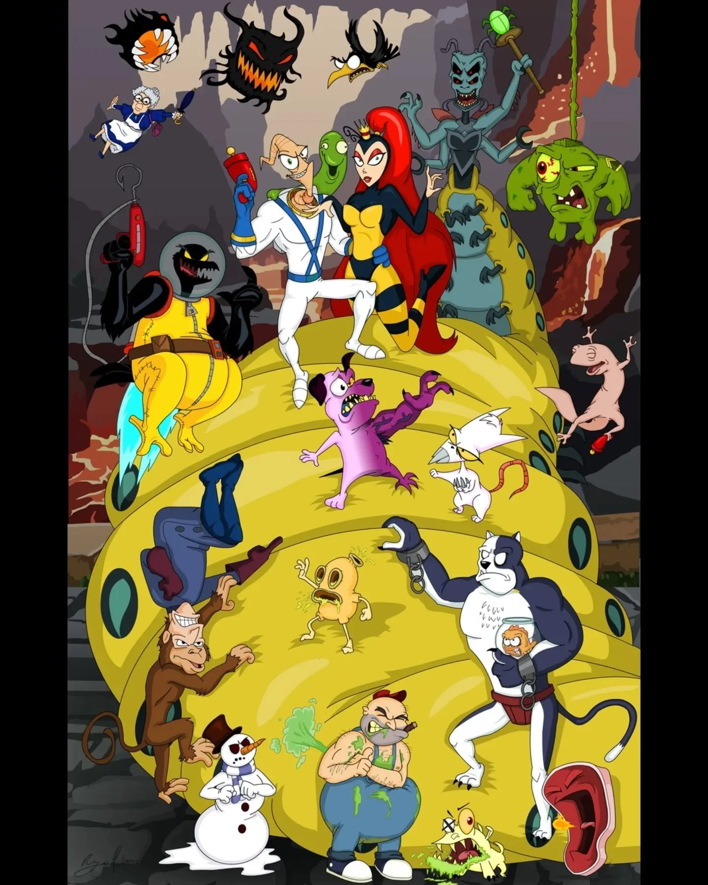 My tribute to Earthworm Jim!  I wish they'd make another game!

#earthwormjim #earthwormjimfanart #fanart #videogameart #accidentalcreations