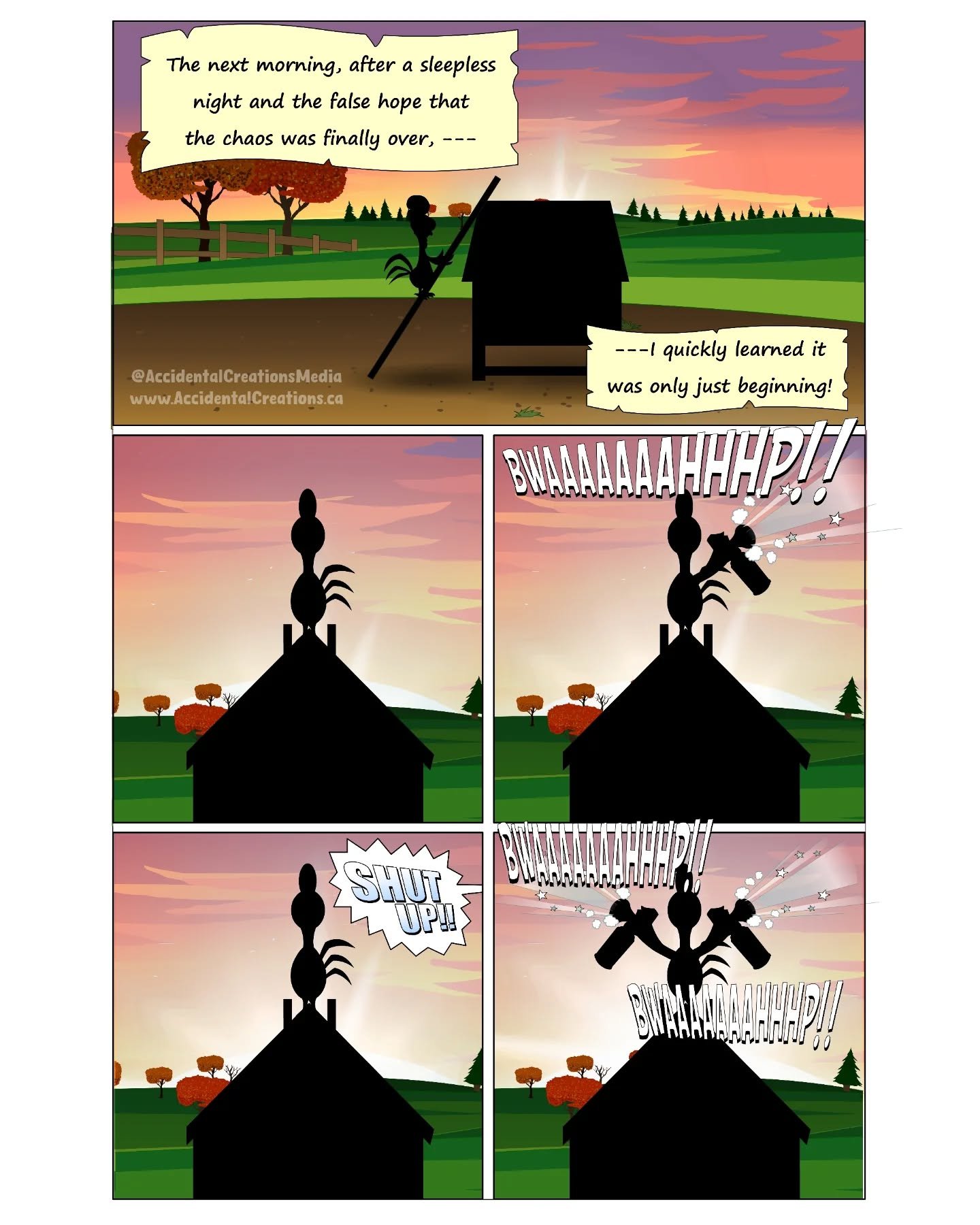 Another look at Farm Freaks Day 6 - The Invasion!  The next entry in the mystery journal that details the events and chaos during a week at Melancholy Meadows!

This Sunday June 7th you can get your copy of the previous journal entries (Days 1-5) at 