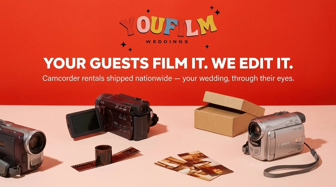 Your Guests Film It, We Edit It: The Nostalgic Wedding Video Alternative