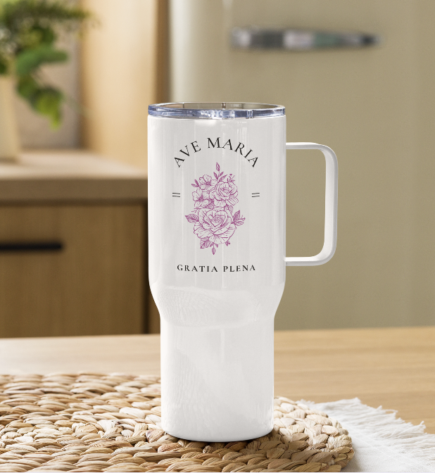RosaryMinded travel mug
