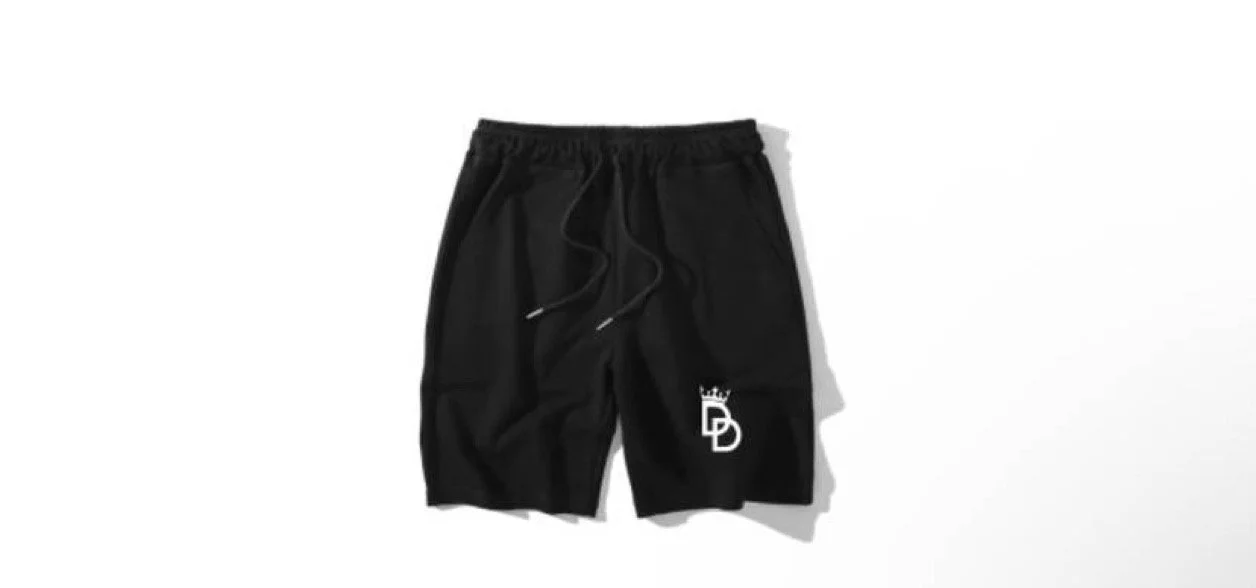 DD LOGO SHORTS- BLACK