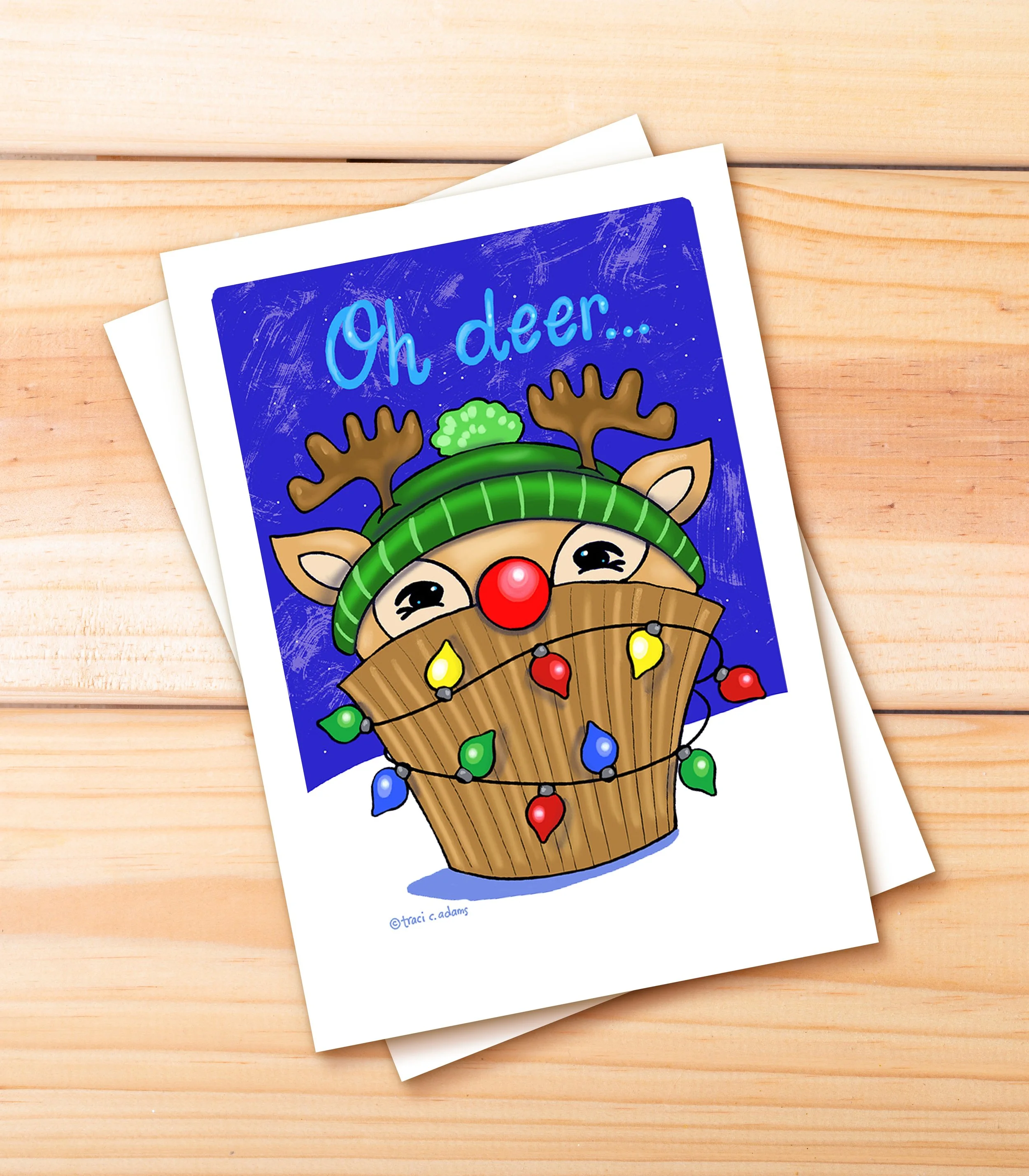 Oh Deer Greeting Card